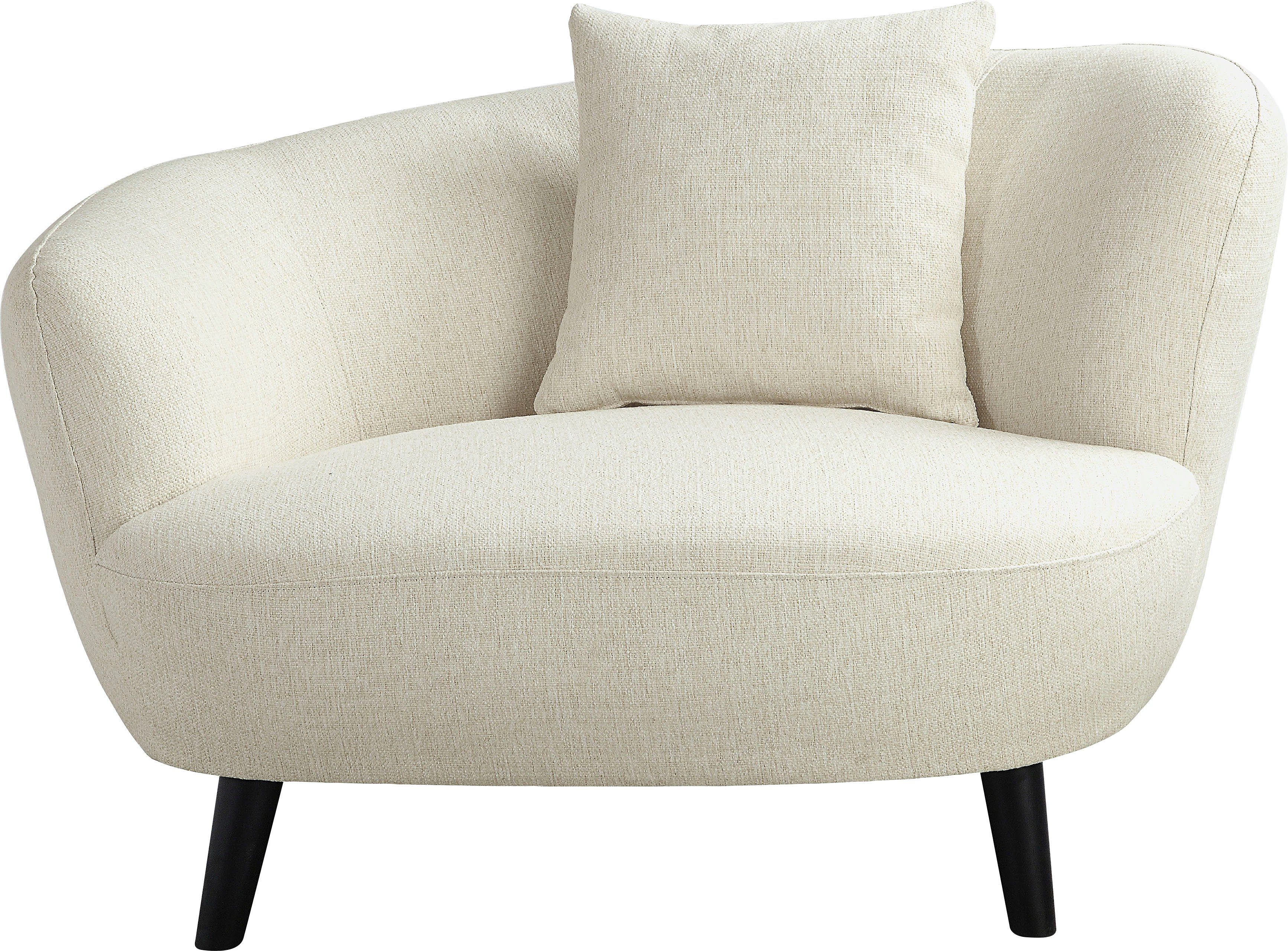 ATLANTIC home collection Loungesessel Olivia, XXL-Sessel, Nierenform-Sessel günstig online kaufen