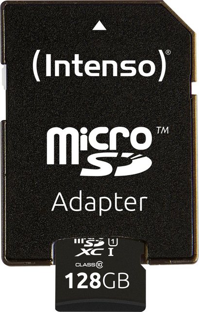 Intenso »microSDHC UHS I Premium SD Adapter« Speicherkarte (128 GB, 45 MB s Lesegeschwindigkeit)  - Onlineshop OTTO