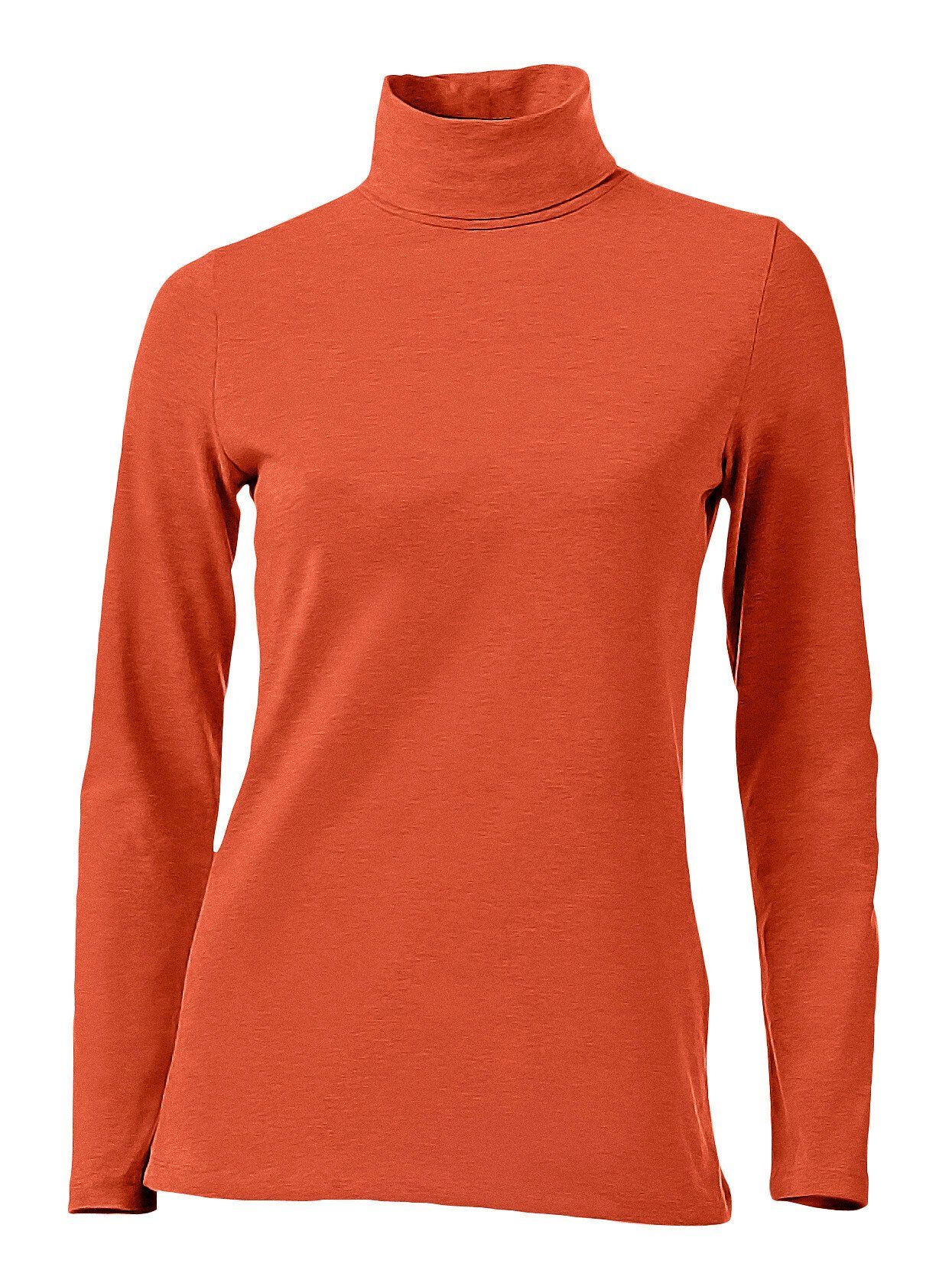 heine T-Shirt Rollkragen-Shirt Langarm