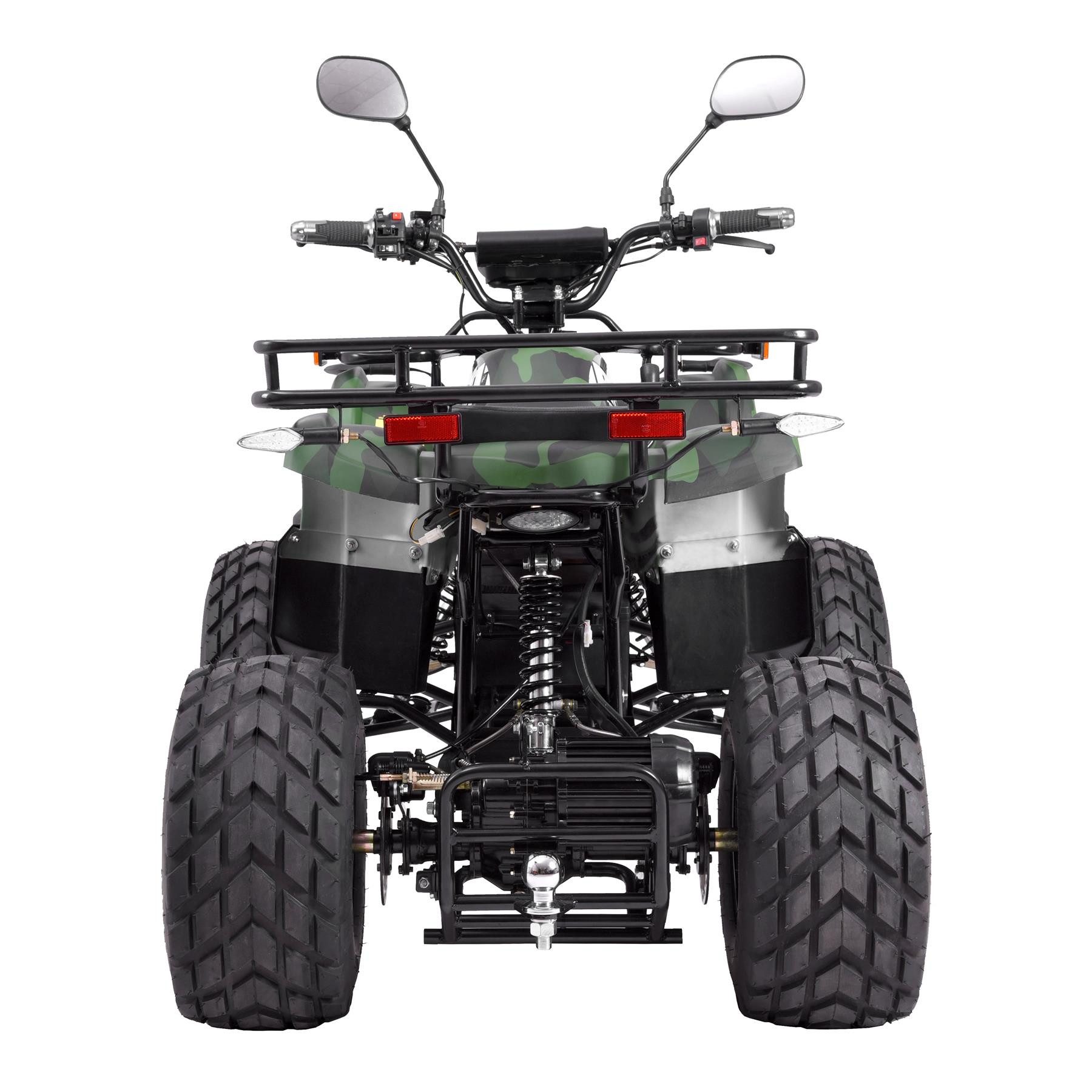 Hecht E-Quad with road approval 56155, 40 km/h, 1200W, 72V/20Ah battery, 46km range, tow hitch