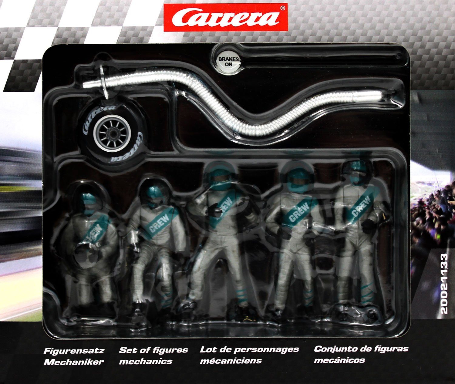 Autorennbahn Carrera 20021133 - Figurensatz Mechaniker, silber