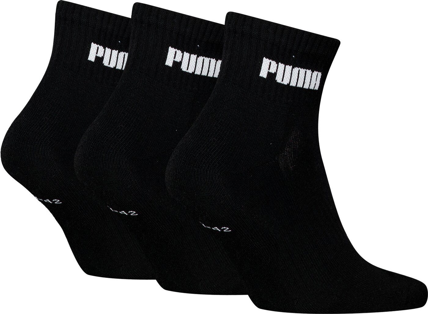PUMA Sportsocken PUMA UNISEX CUSHIONED NEXT QUARTER 3P BLACK günstig online kaufen