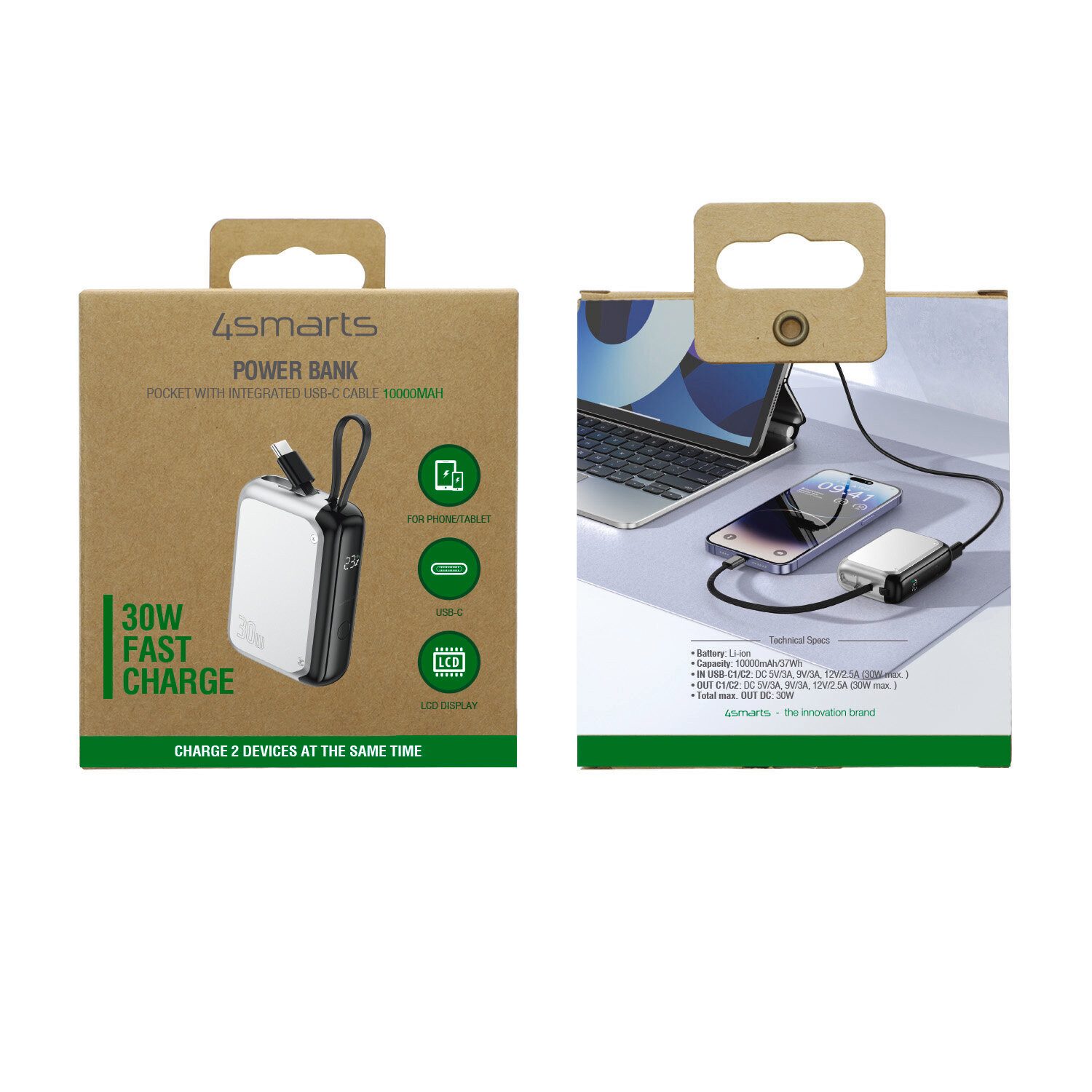4smarts Pocket Powerbank 10000 mAh