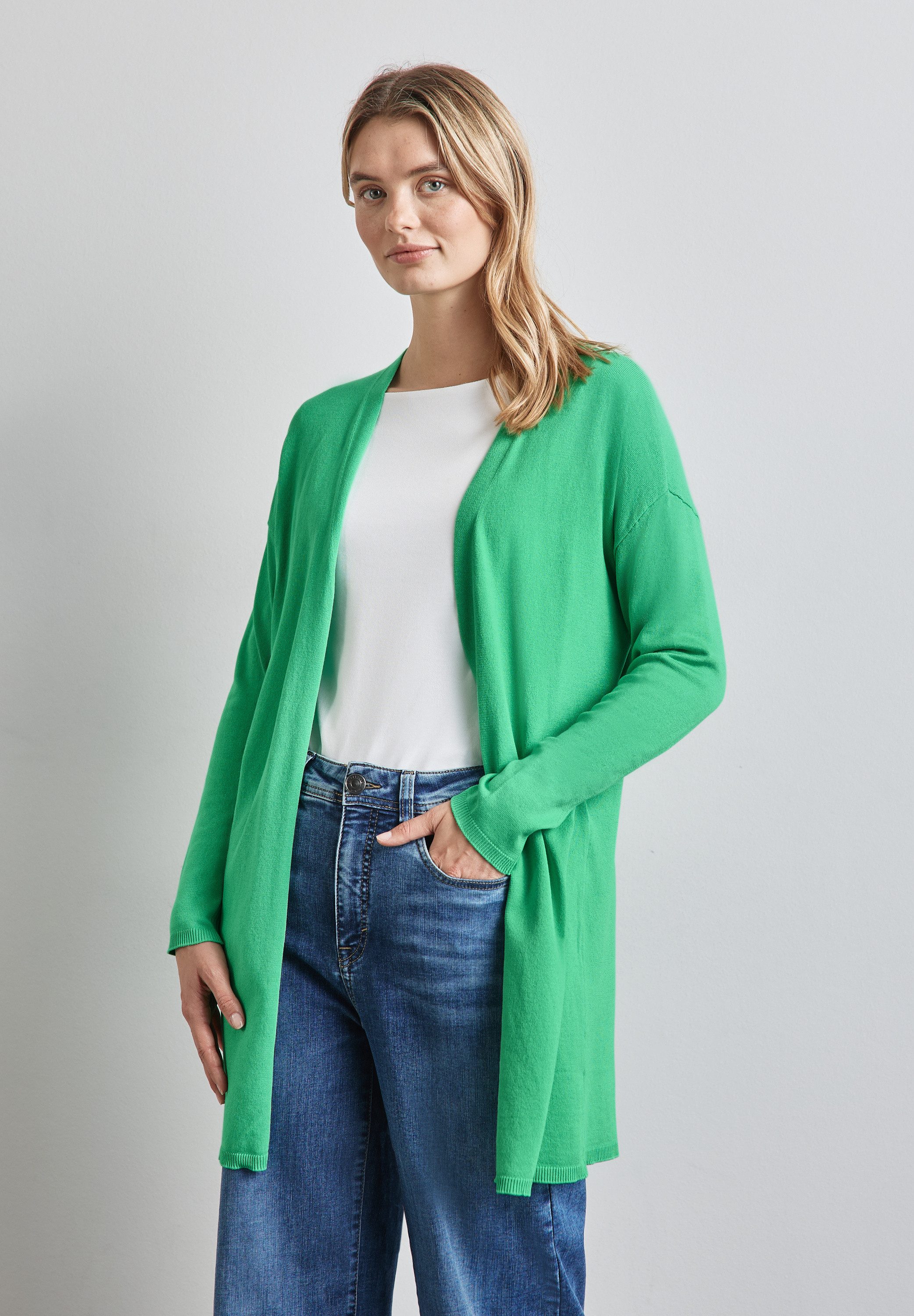 STREET ONE Strickjacke, aus softer Viskose günstig online kaufen