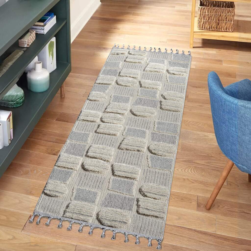 Carpet City Hochflor-Teppich VALENCIA 950, rechteckig, Höhe: 20 mm, Läufer, günstig online kaufen