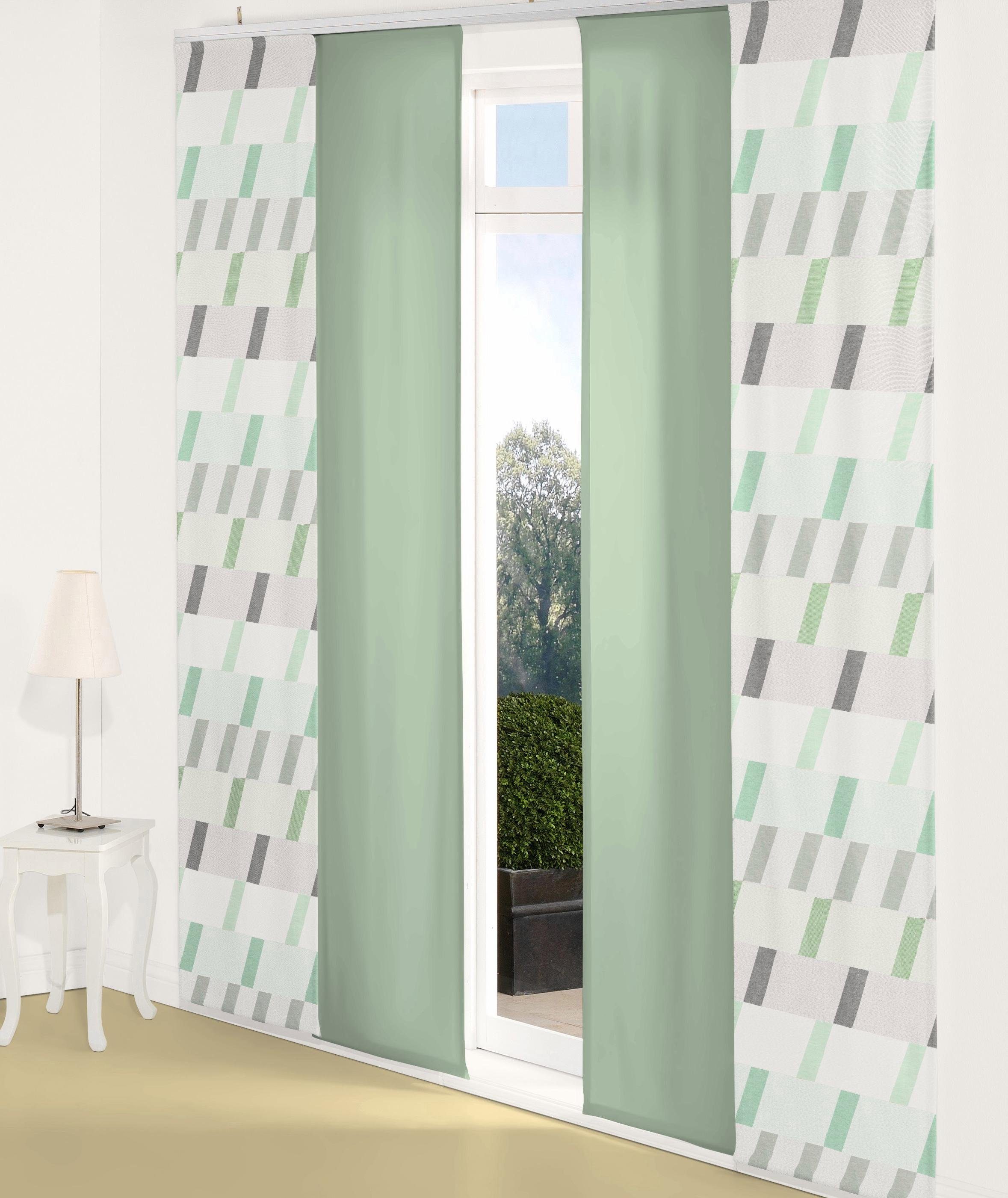 Wirth Schiebegardine "Bray" Paneelwagen 1 Stk. tlg. günstig online kaufen