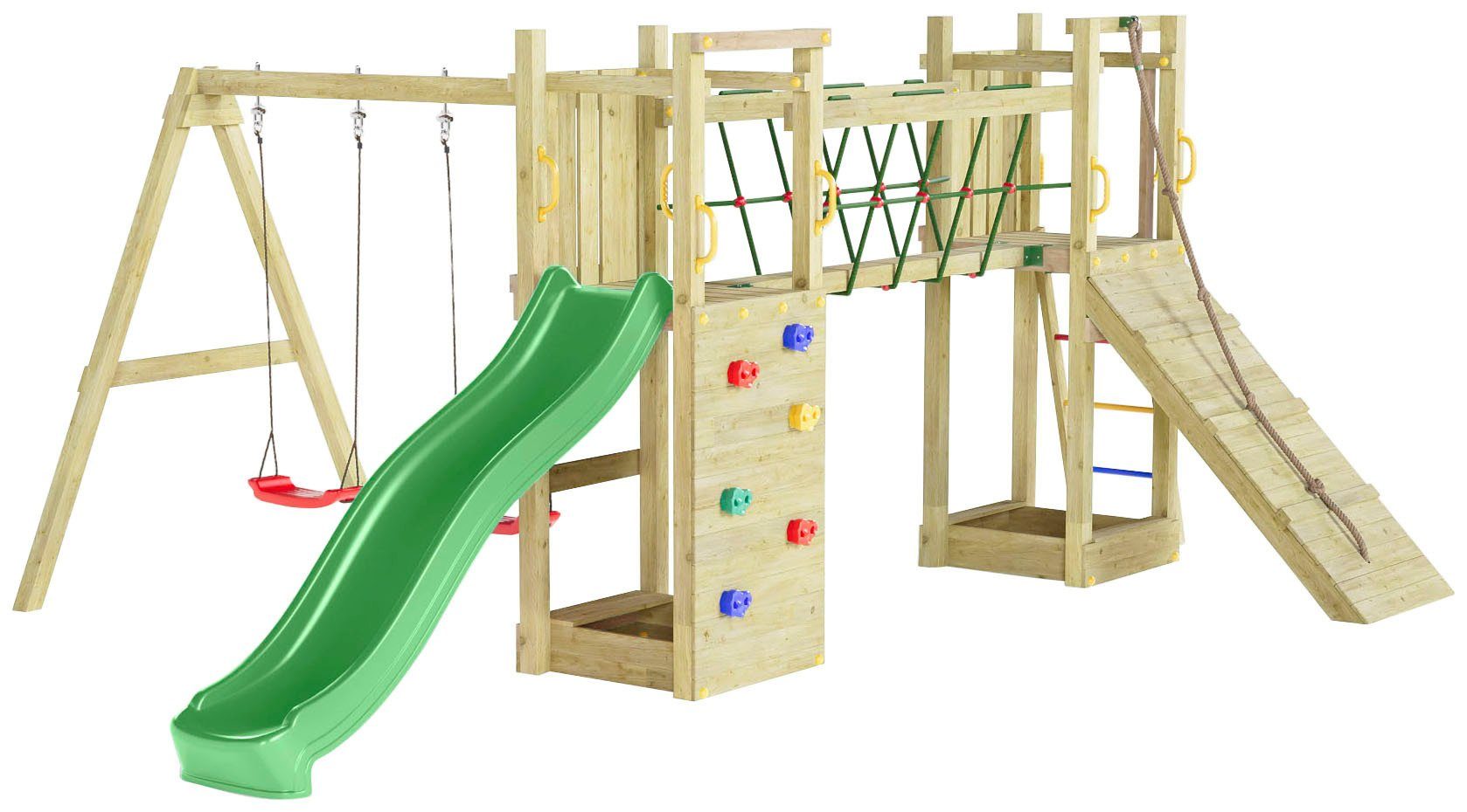 FUNGOO Spielturm Maxi Funny Exposure, Schaukel, günstig online kaufen
