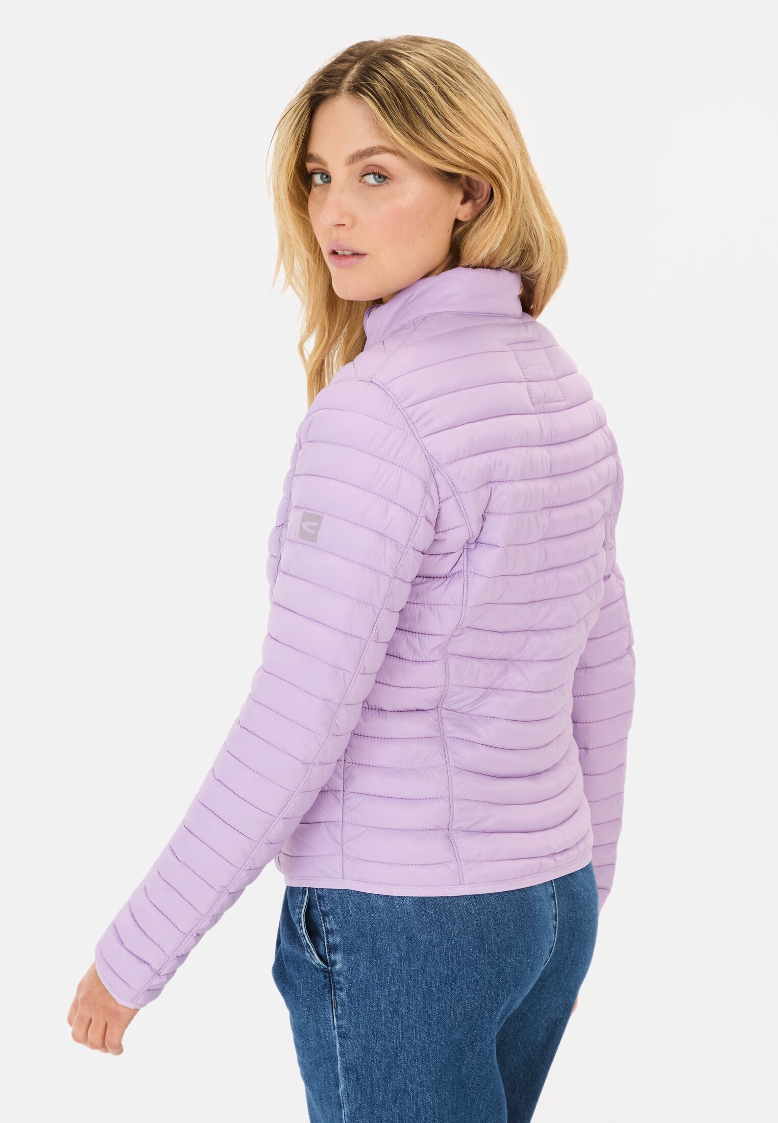 camel active Steppjacke aus recyceltem Polyamid Langarm Stehkragen Reflekti günstig online kaufen