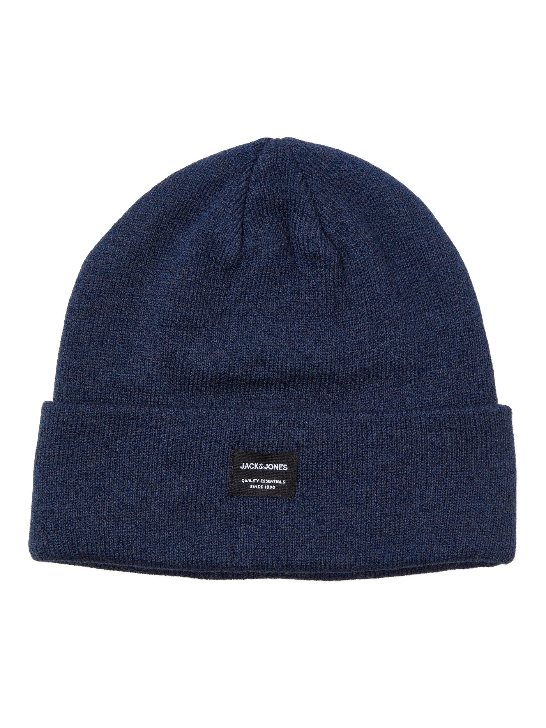 Jack & Jones Strickmütze JACDNA BEANIE NOOS Kunstfaser, Rippenstrick