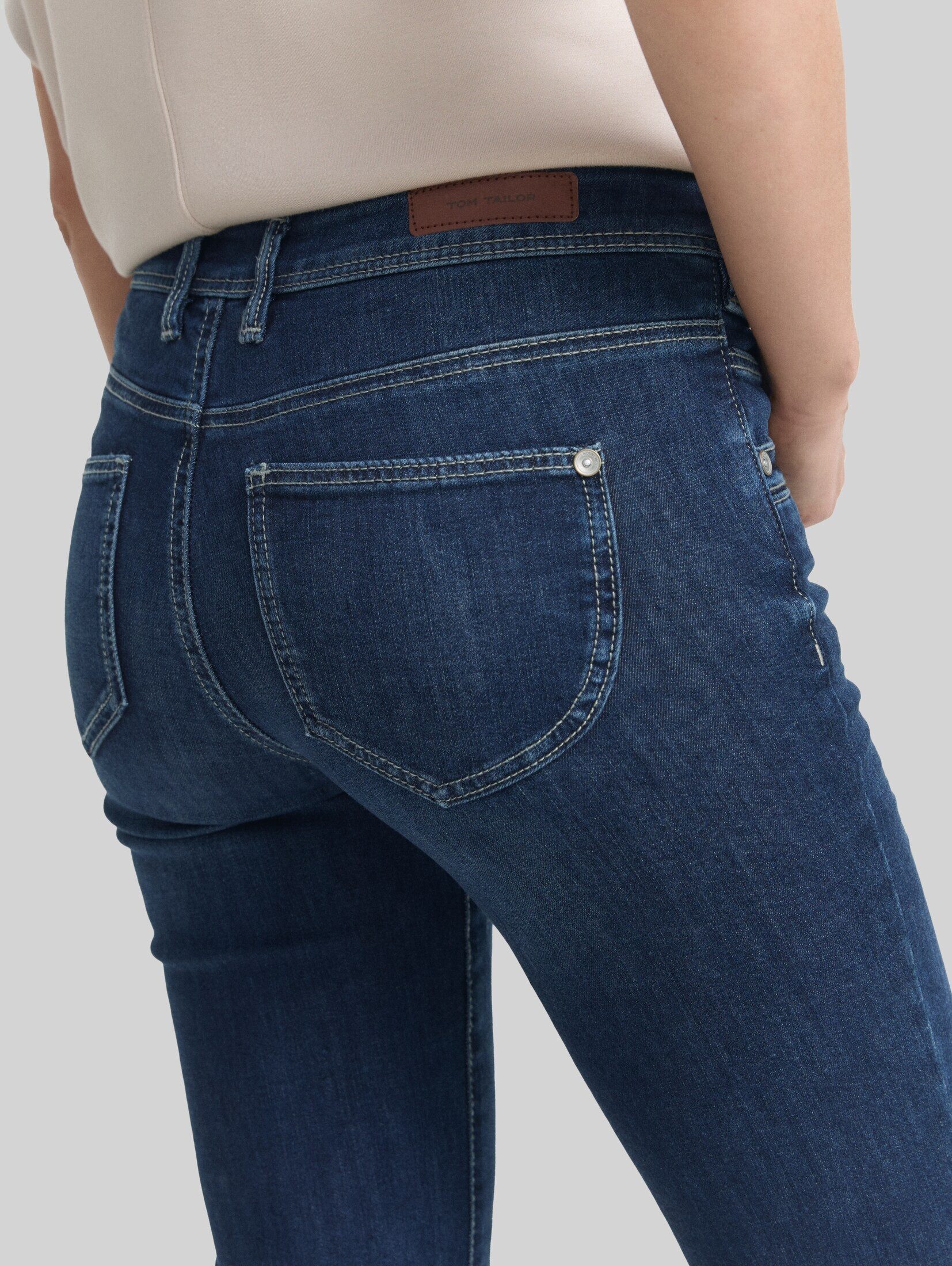 TOM TAILOR Straight-Jeans Jeanshosen TTALEXA STRAIGHT Jeans – Bild 5 von 5