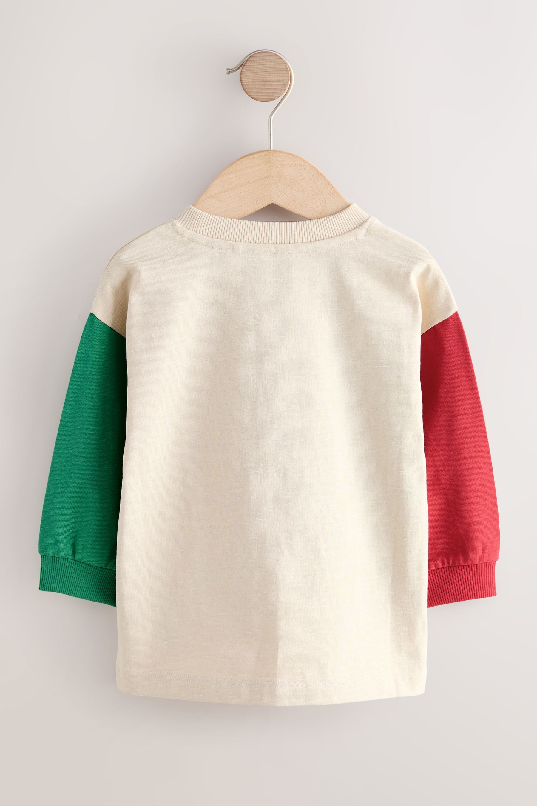 Next Langarmshirt Weihnachtliches, langärmeliges T-Shirt (1-tlg) günstig online kaufen
