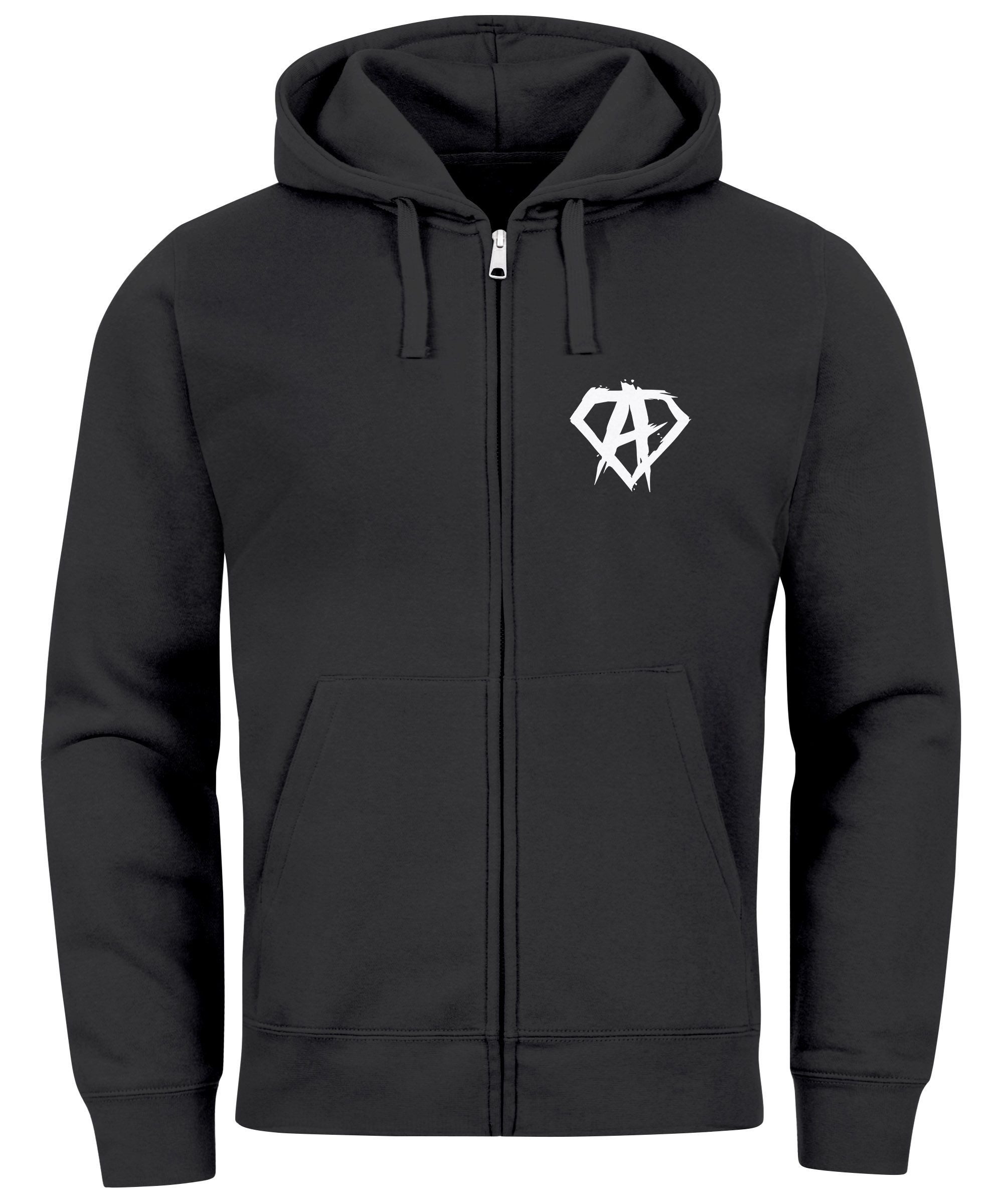 Neverless Sweatjacke Zip Hoodie Herren Sweatjacke günstig online kaufen