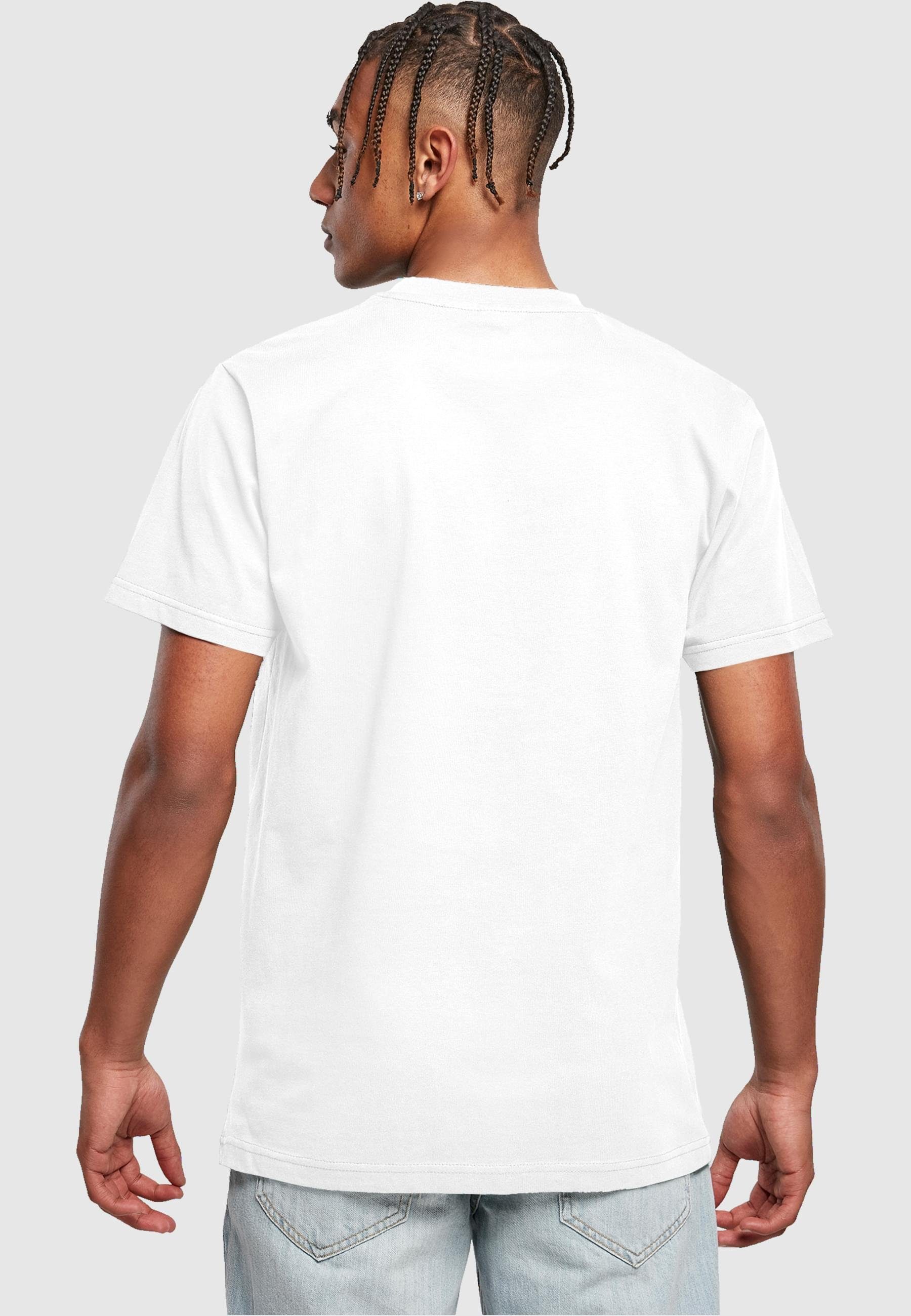 Merchcode T-Shirt Backstreet Logo Round - T-Shirt Herren (1-tlg) white Vintage Neck Boys