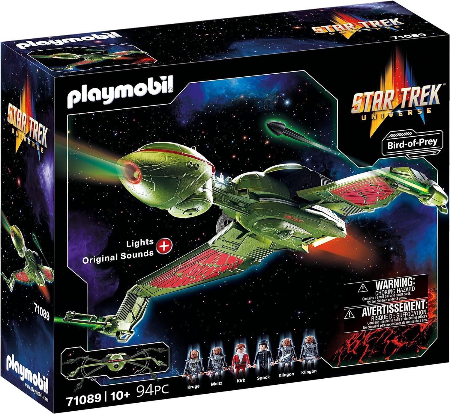 Playmobil® Konstruktions-Spielset 71089 Star Trek - Klingonenschiff: Bird of Prey, (94 St)