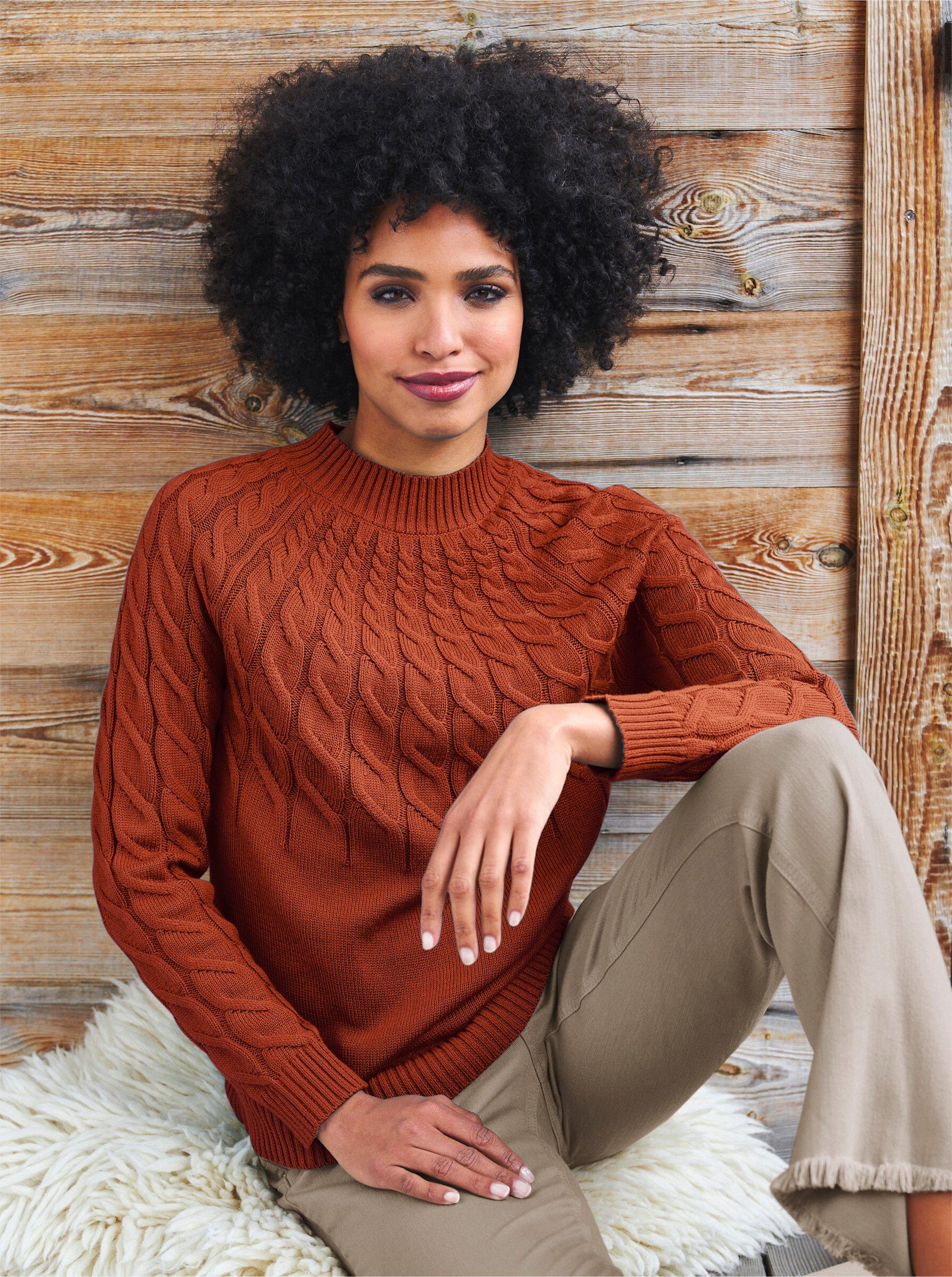 heine Strickpullover Pullover Langarm