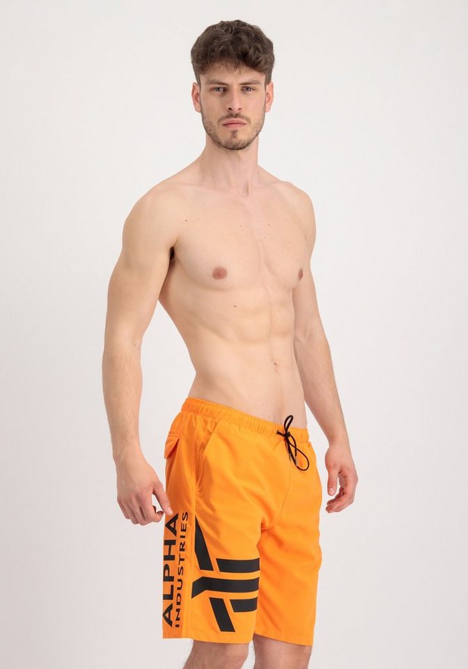 Alpha Industries Badeshorts Alpha Industries Herren Badeshorts Side Print  Board