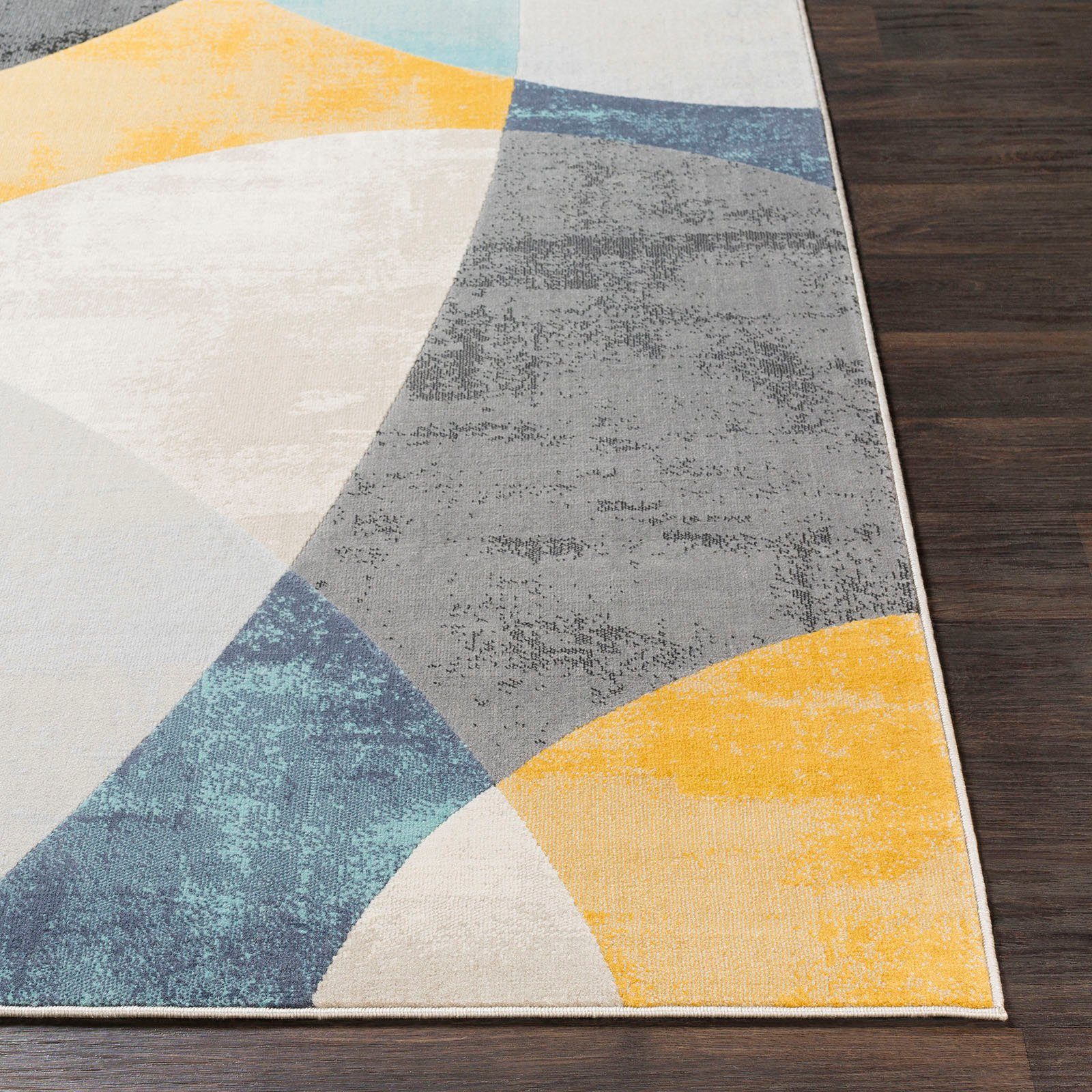 Teppich Modern 2347, Surya, rechteckig, Höhe: 11 mm, EINFACHE REINIGUNG:  Unser Kurzflor Teppich ist langlebig und leicht zu | Kurzflor-Teppiche