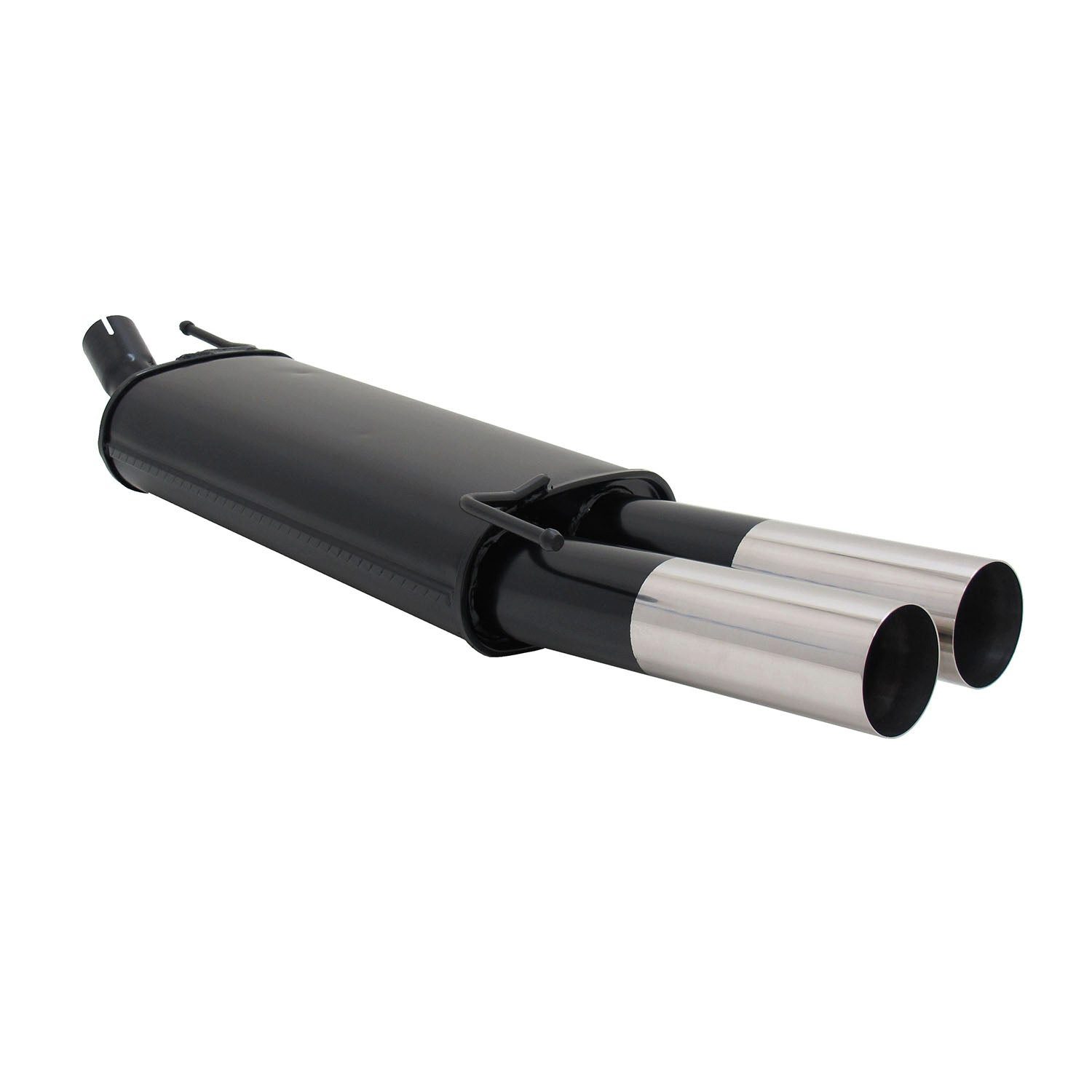 OMAC Auspuff-Flexrohr Novus Sportauspuff für VW Golf 3 / Golf 4 Cabrio 2x76mm, (1-tlg), Leicht austauschbar - Doppelter Ausgang