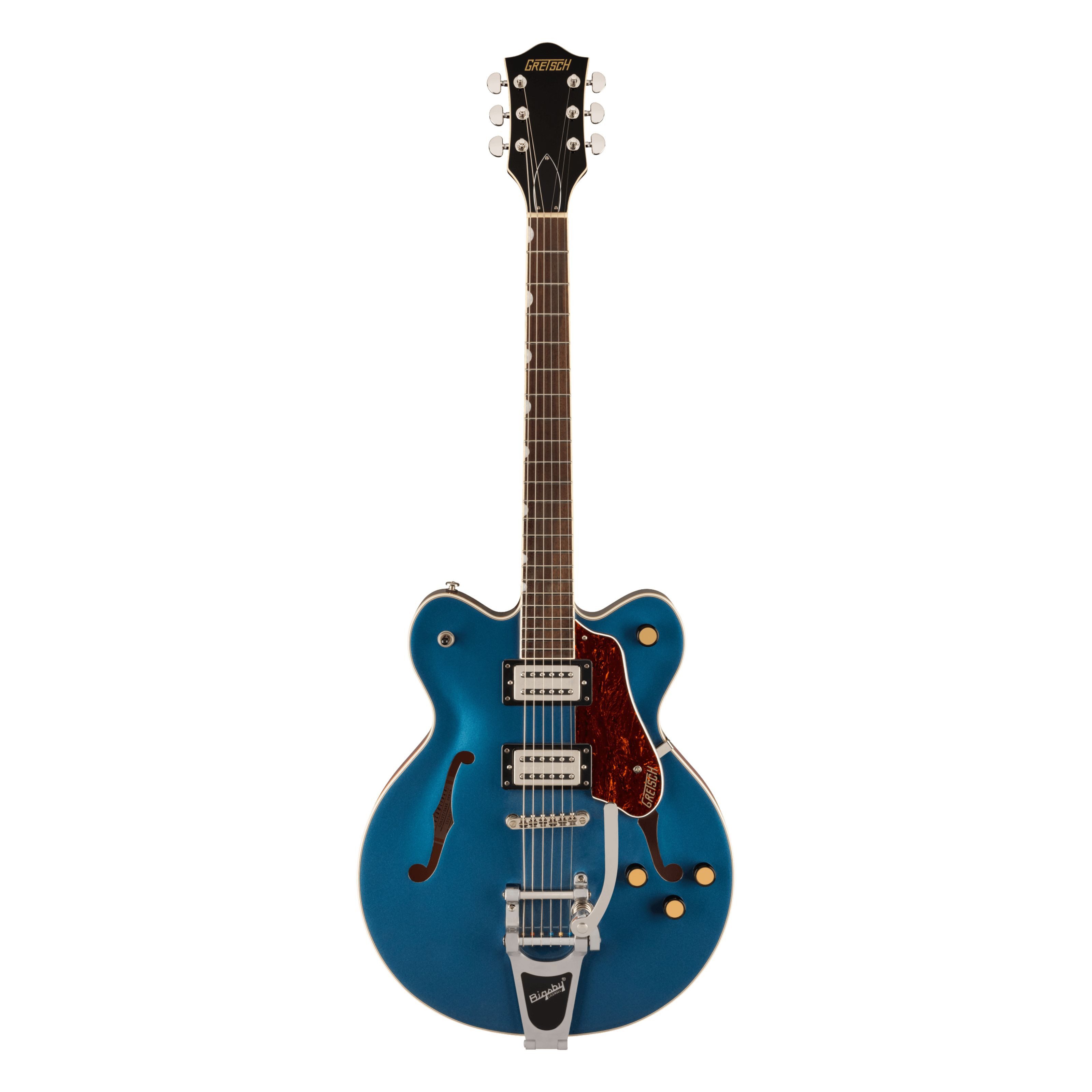 Gretsch Halbakustik-Gitarre, Halb-Akustik Gitarren, Semi Hollow-Modelle, G2622T Streamliner Center Block Double-Cut with Bigsby Dark Denim -