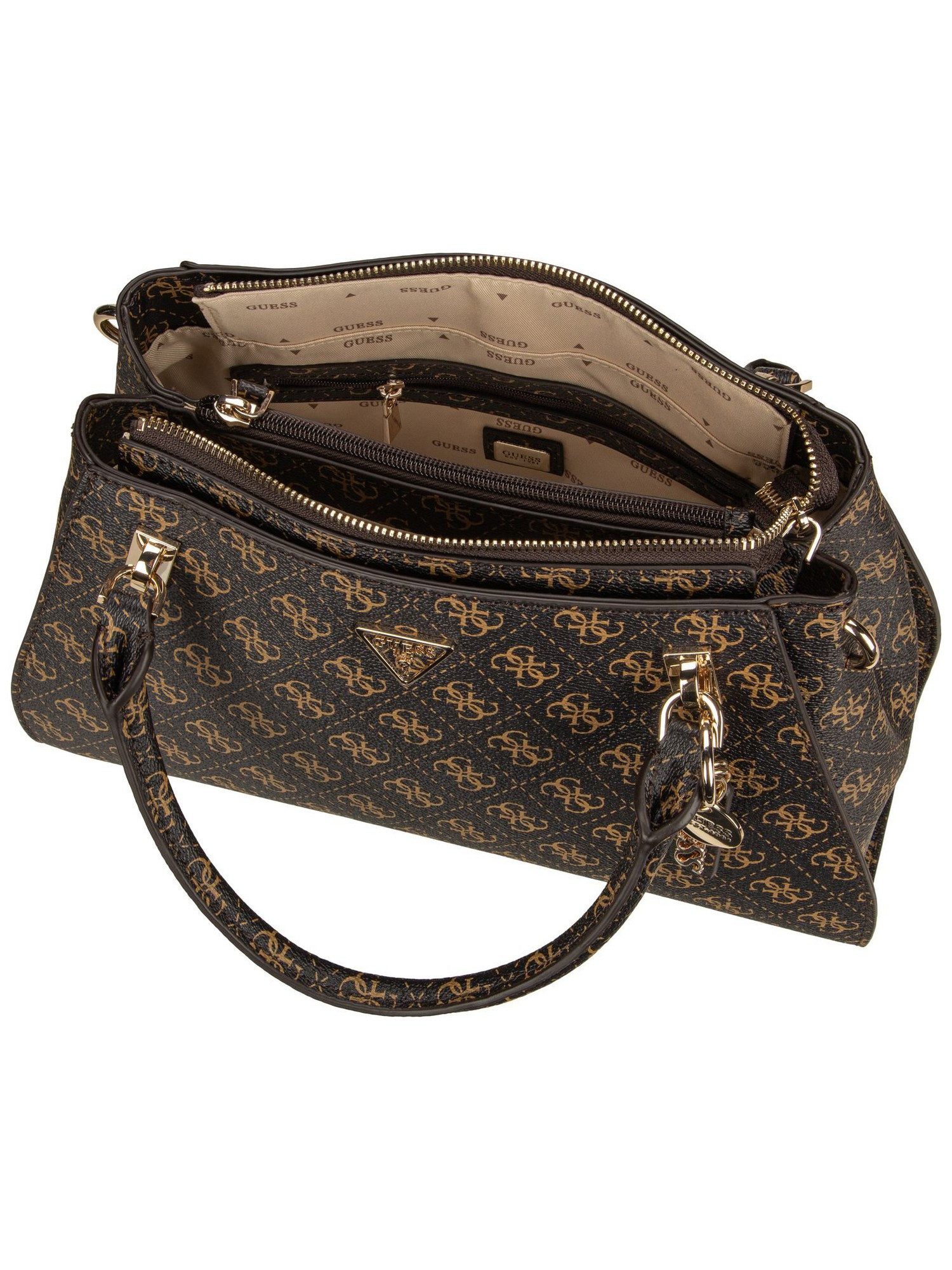 Guess Handtasche Noelle II Luxury SAT 72070 Logo, Henkeltaschen