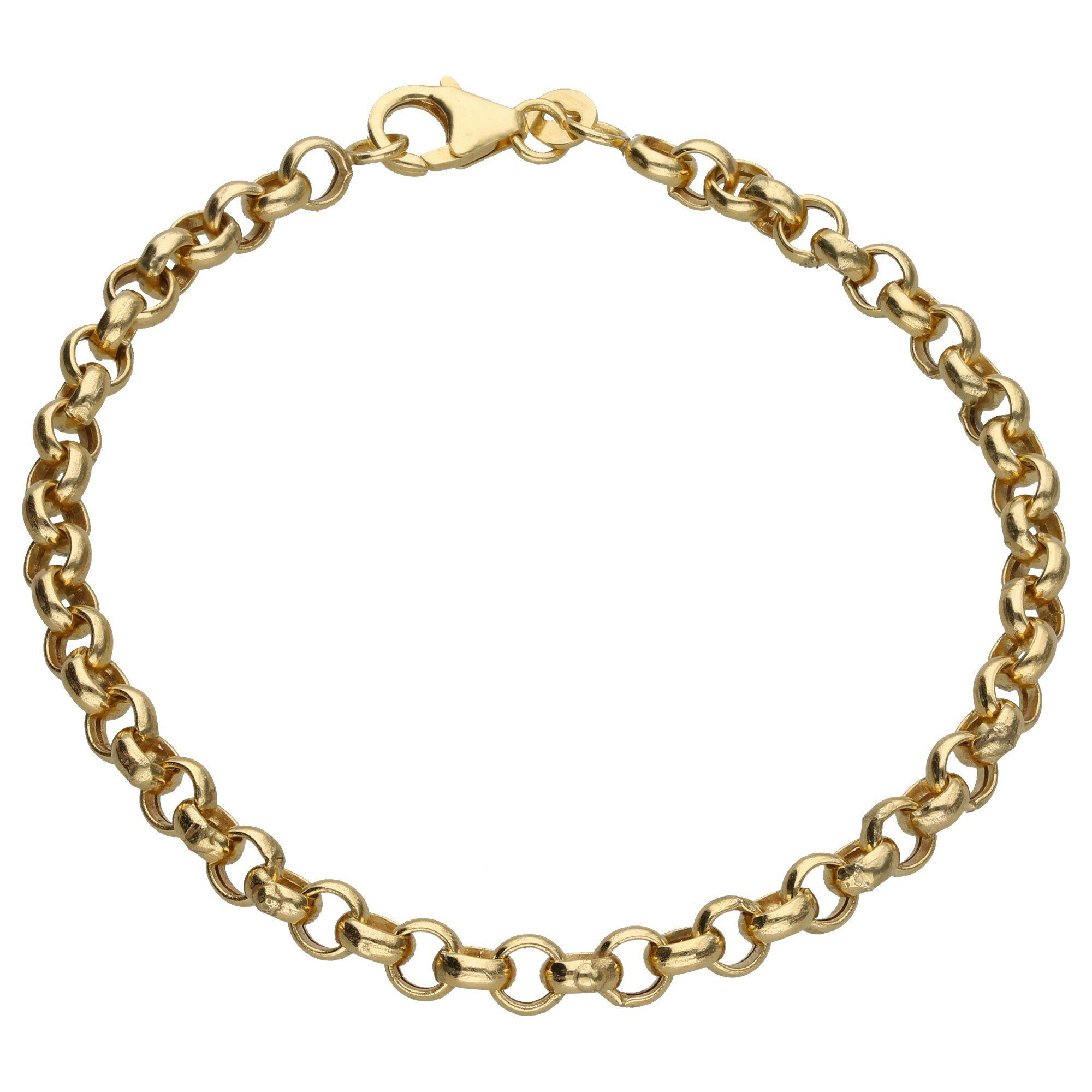Gold Erbskette, Armband 375 Merano Luigi