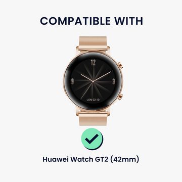 kwmobile Smartwatch-Hülle Schutzhülle für Huawei Watch GT2 (42mm) Hülle Bumper, Silikon Rahmen mit Cat Ears - Case ohne Display Schutz