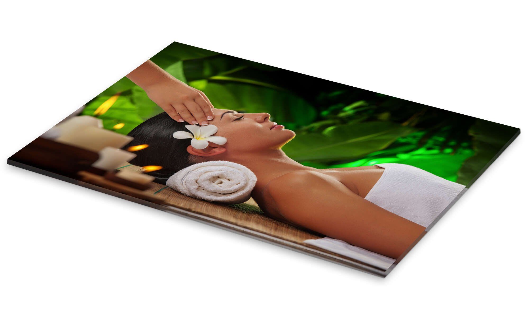 Posterlounge Wandbild Kopfmassage, Editors Choice, erhältlich als Poster, Leinwandbild, Wandsticker oder Acrylglasbild