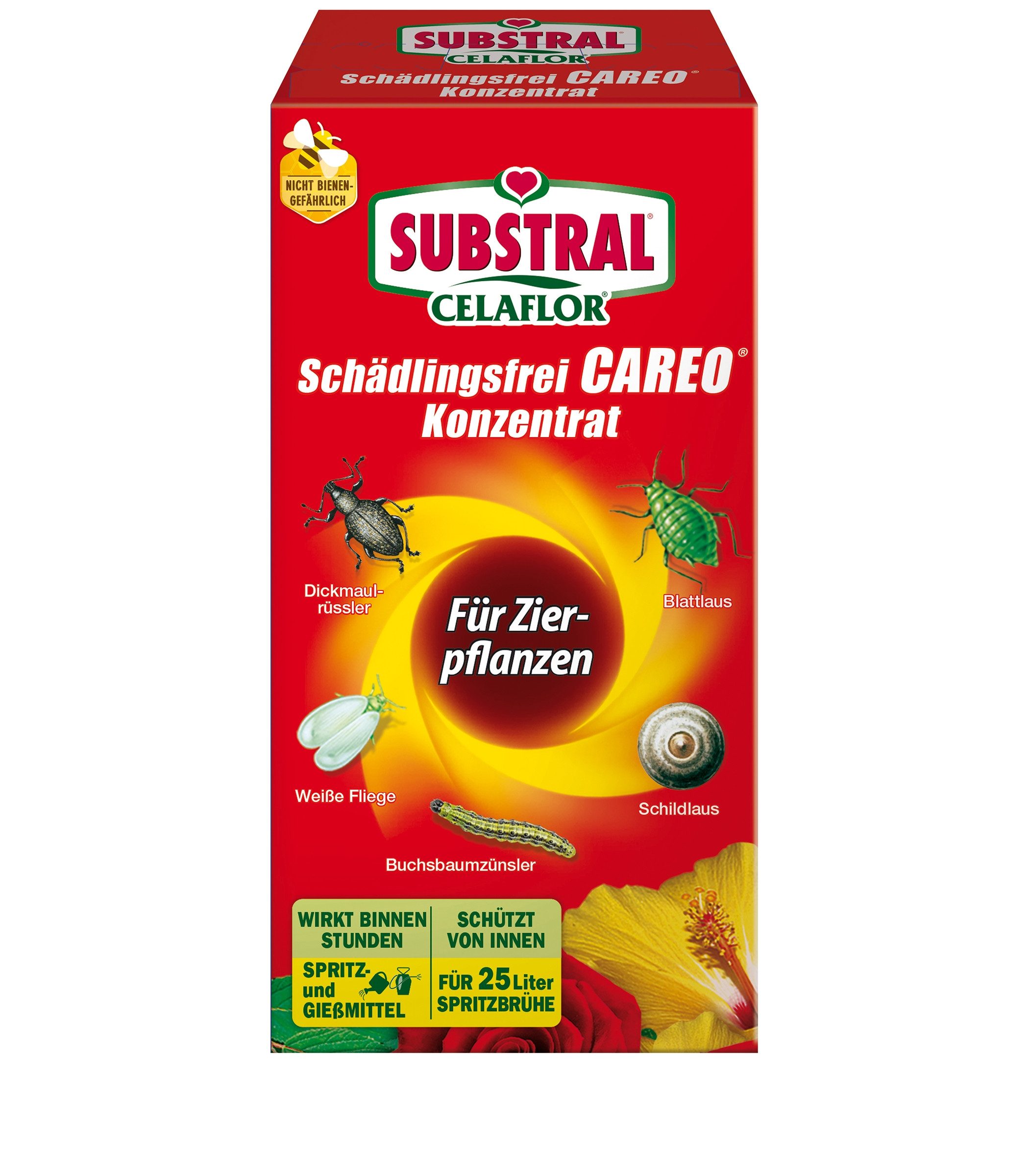 Pflanzen-Pilzfrei Substral Careo Schädlingsfrei Konzentrat Zierpflanzen + Gemüse 250 ml