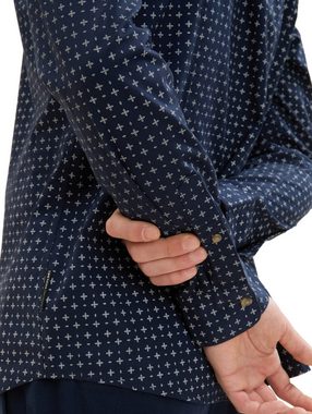 TOM TAILOR Denim Langarmhemd fitted printed poplin shirt