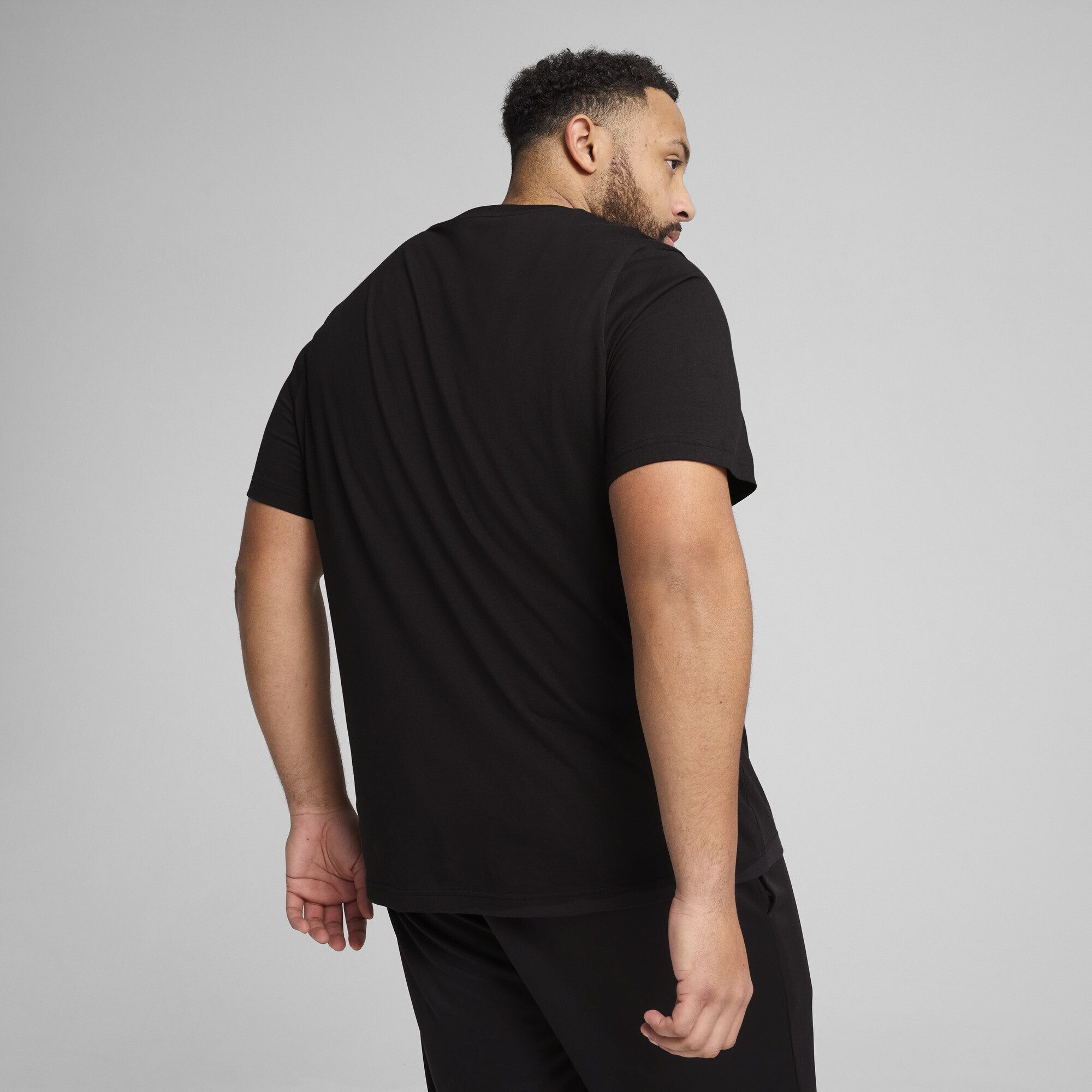 PUMA T-Shirt Essentials No. 1 Logo T-Shirt Herren – Bild 5 von 5