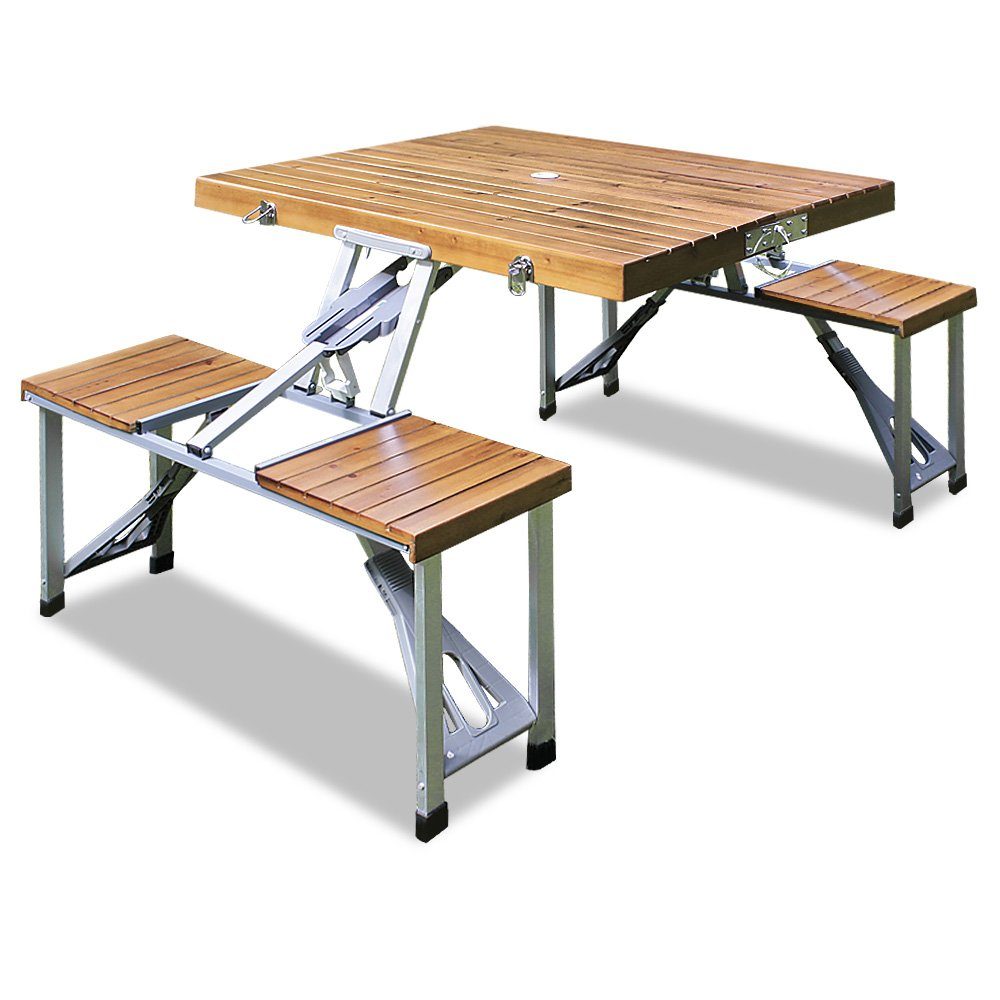 Casaria Campingtisch (1-St), mit Stühlen klappbar günstig online kaufen