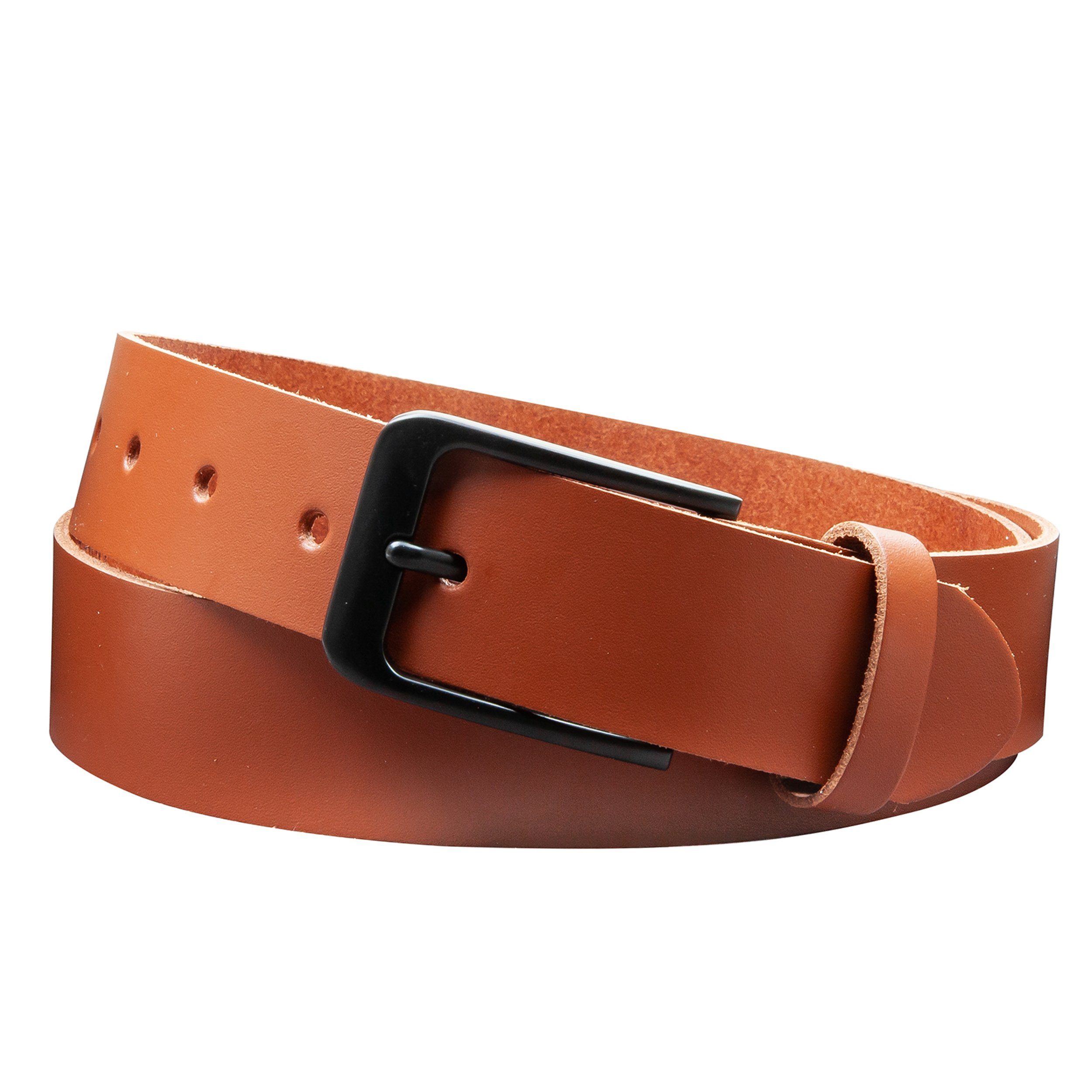 COLOGNEBELT Ledergürtel D12-SL Schlicht dennoch modern mit Dornschließe, MADE IN GERMANY mehr