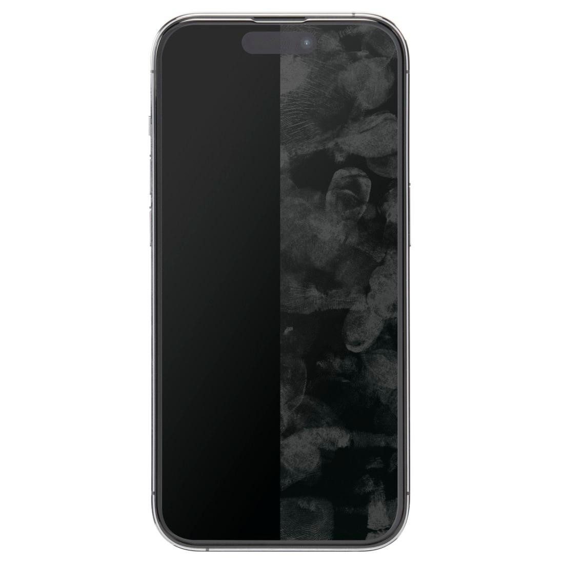 Hama Displayschutzglas Displayschutz für iPhone 17 Pro Max (Panzerglas, ultraklar), mit Montagehilfe