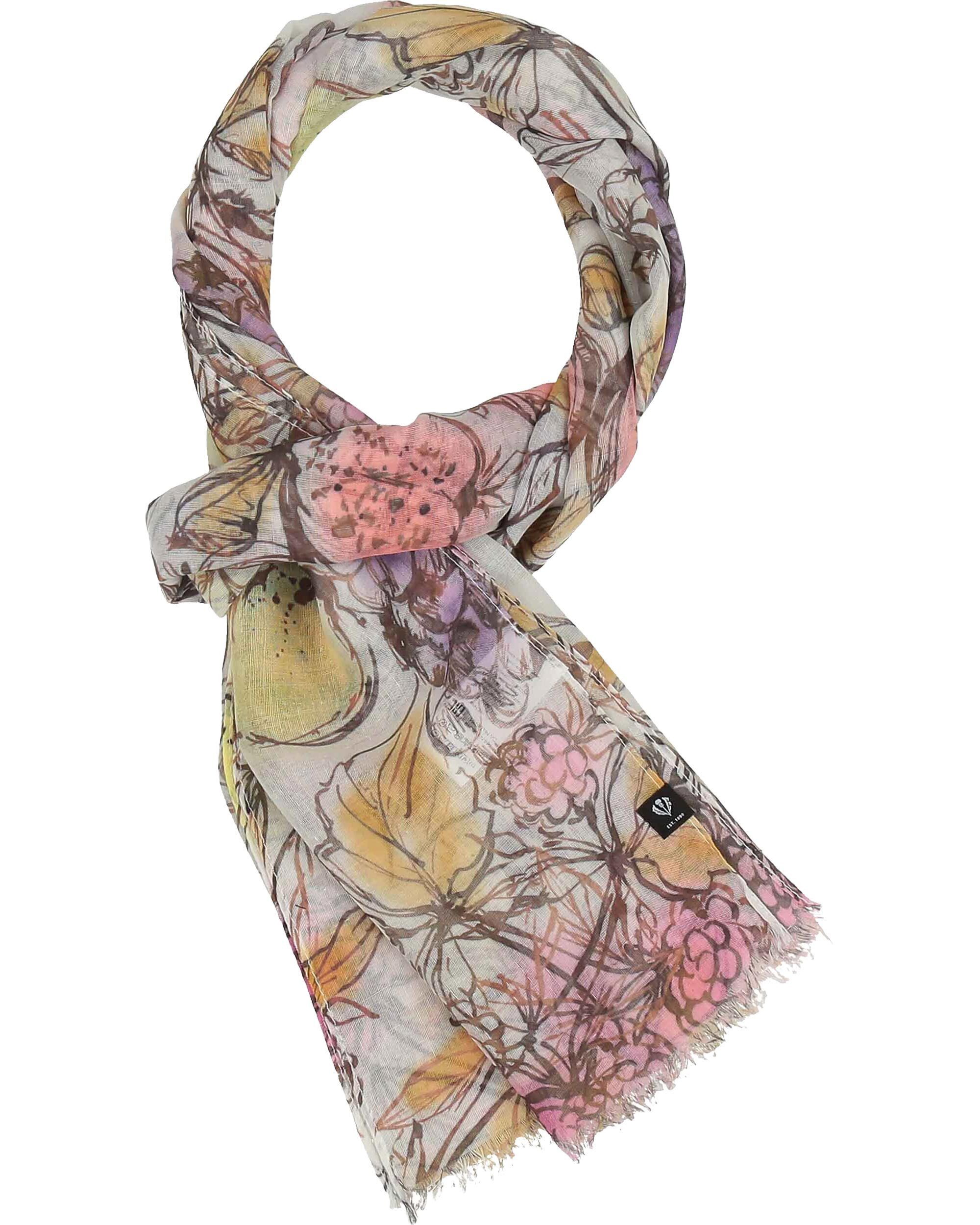 Fraas Modeschal Sustainability Edition - Schal mit handgezeichnetem Früchte-Design, (keine)