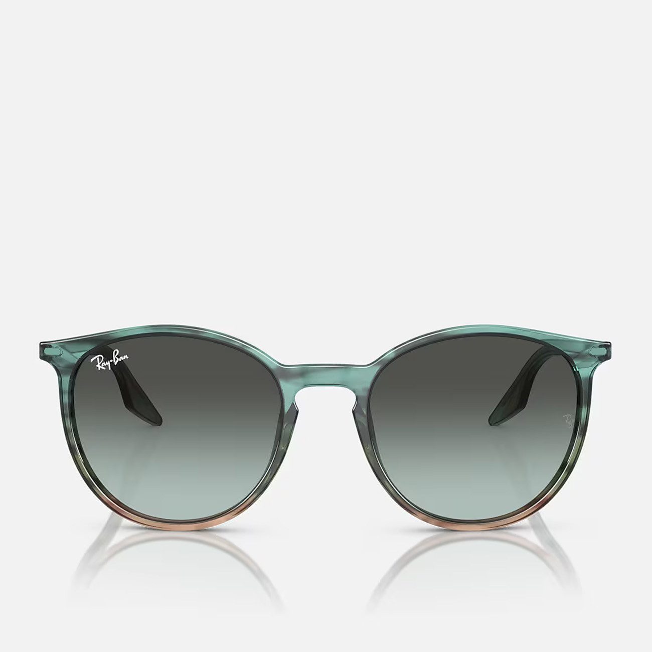 Ray-Ban Sonnenbrille Ray-Ban RB2204 Striped Blue Green Blue Vintage 54 mm günstig online kaufen