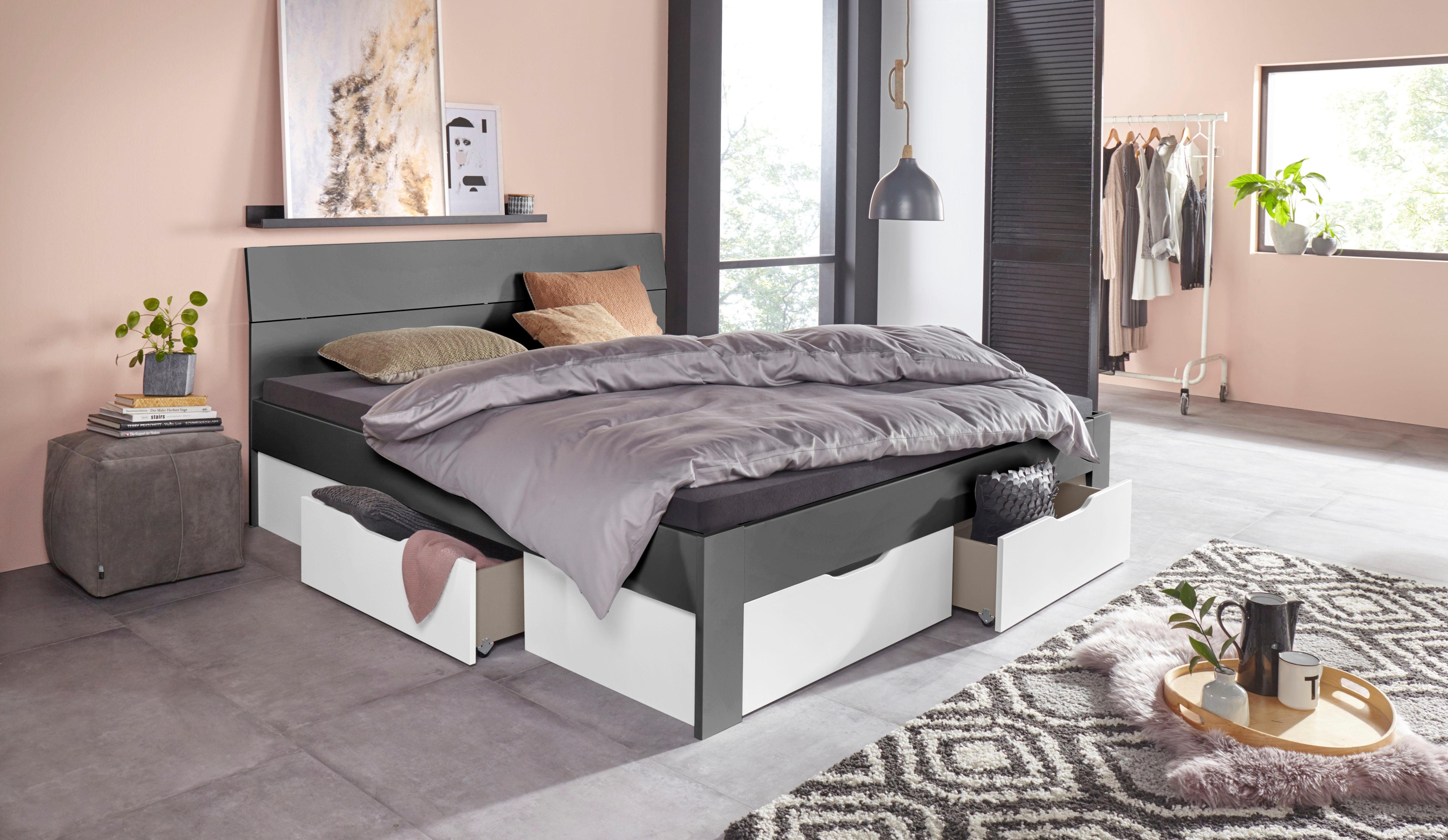 rauch Bett Einzelbett Doppelbett Stauraum FLEXX Breiten 90/140/180 cm, Einz günstig online kaufen