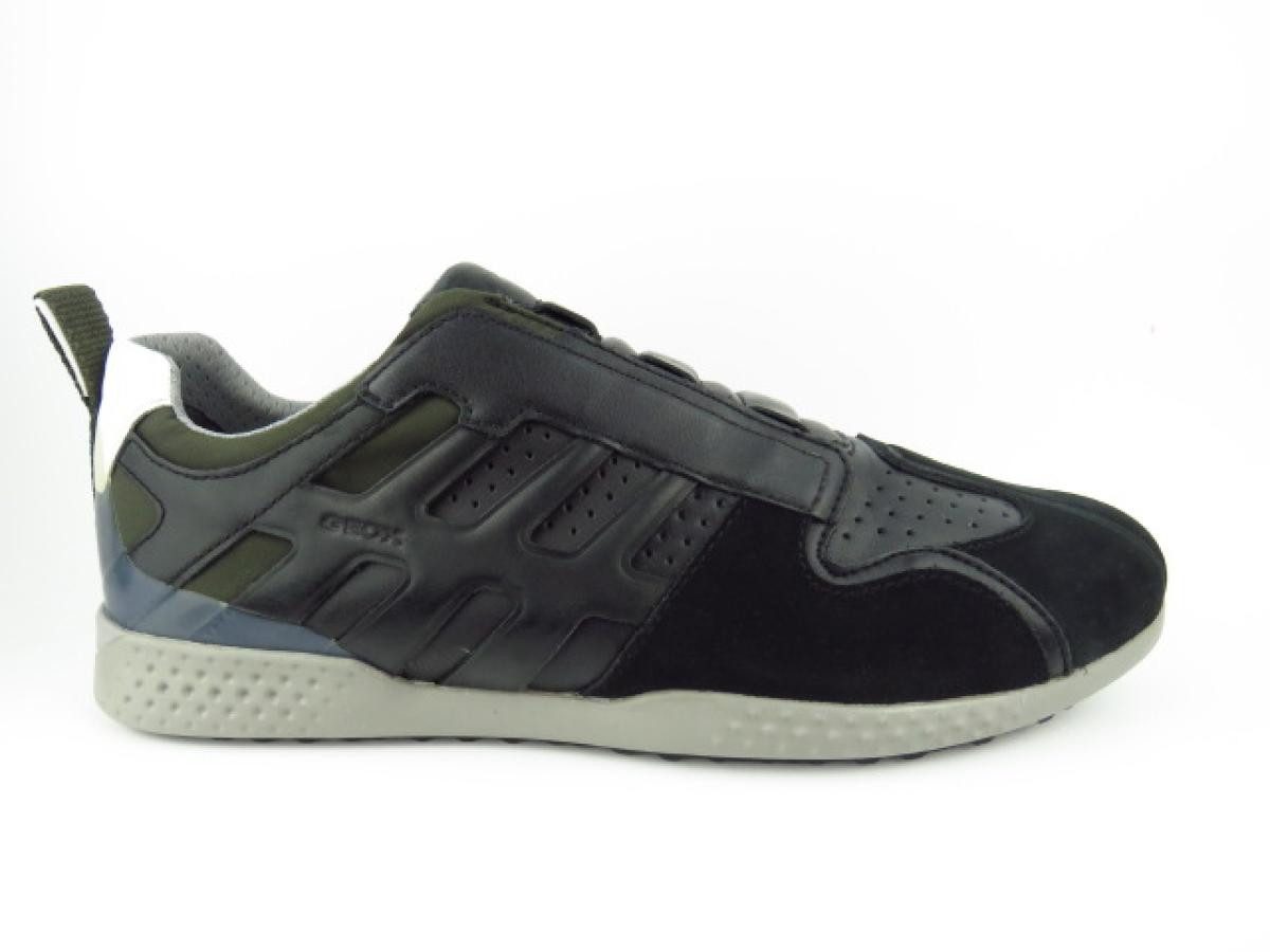 Geox U SNAKE.2 A - WAXED LEA S Sneaker