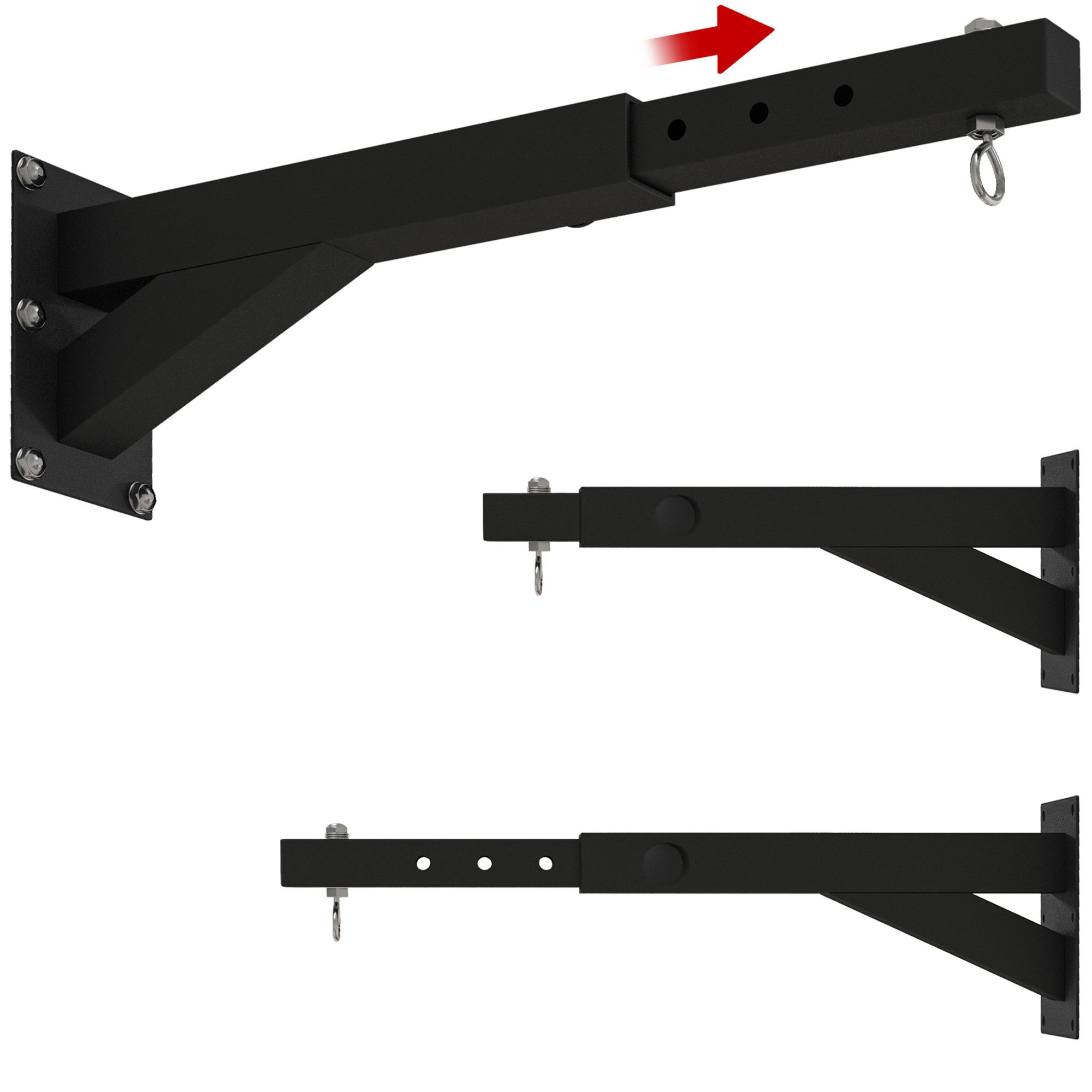 furnicato Boxsack Boxsackhalterung 5-stufig längenverstellbar bis 60 kg (1-tlg)