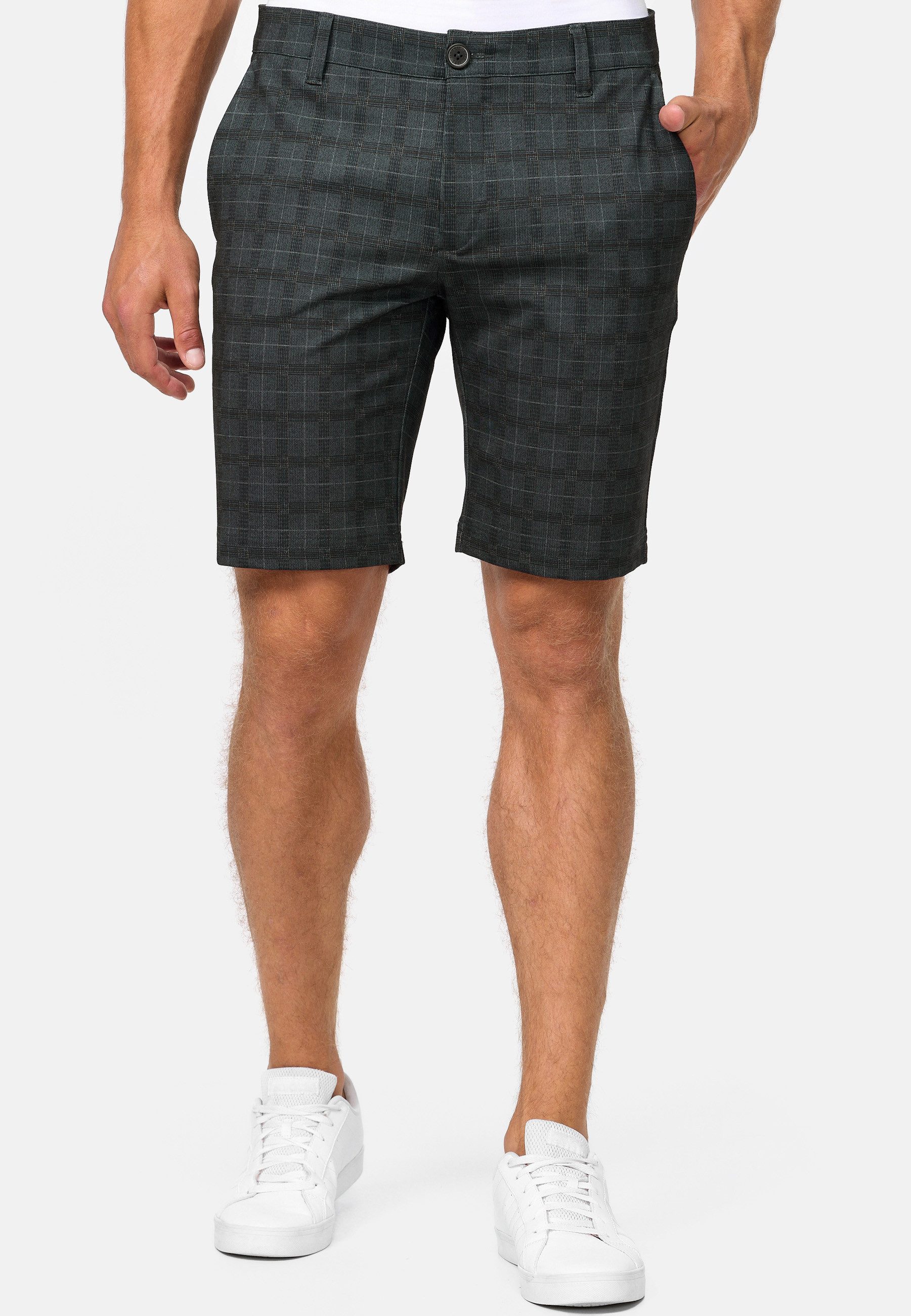 INDICODE Chinoshorts Herren Aalborg Chino Shorts Herrenshorts aus Viskose-Stretch