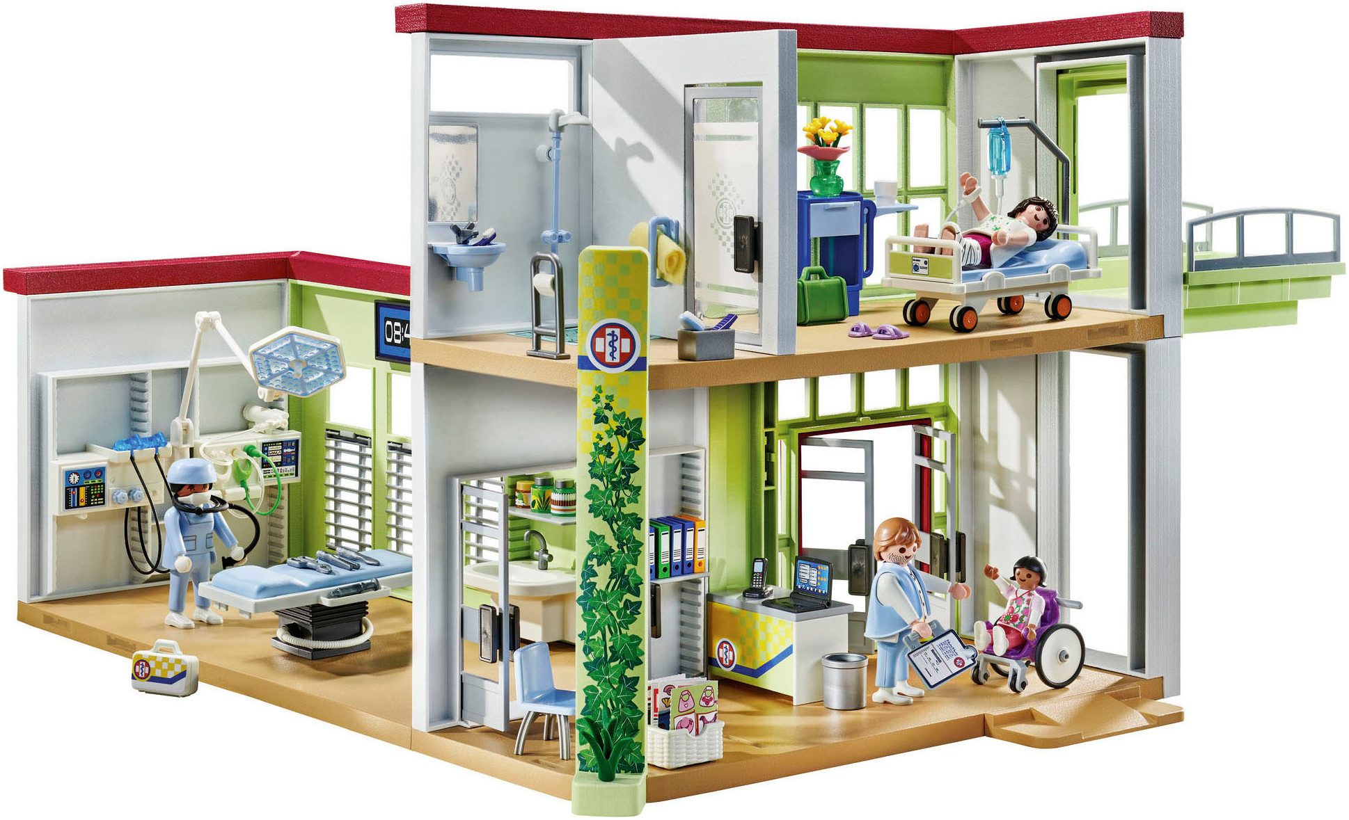 Playmobil® Modernes Krankenhaus (71615), Action Heroes Konstruktions-Spielset, (165 St), Made in Europe
