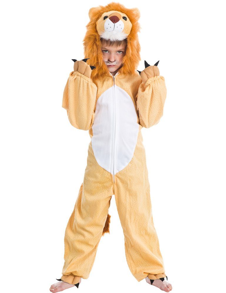 CHAKS Kostüm »Löwen Kostüm für Kinder - Hellbraun, Overall Tierkostüm Zoo  Safari« online kaufen | OTTO