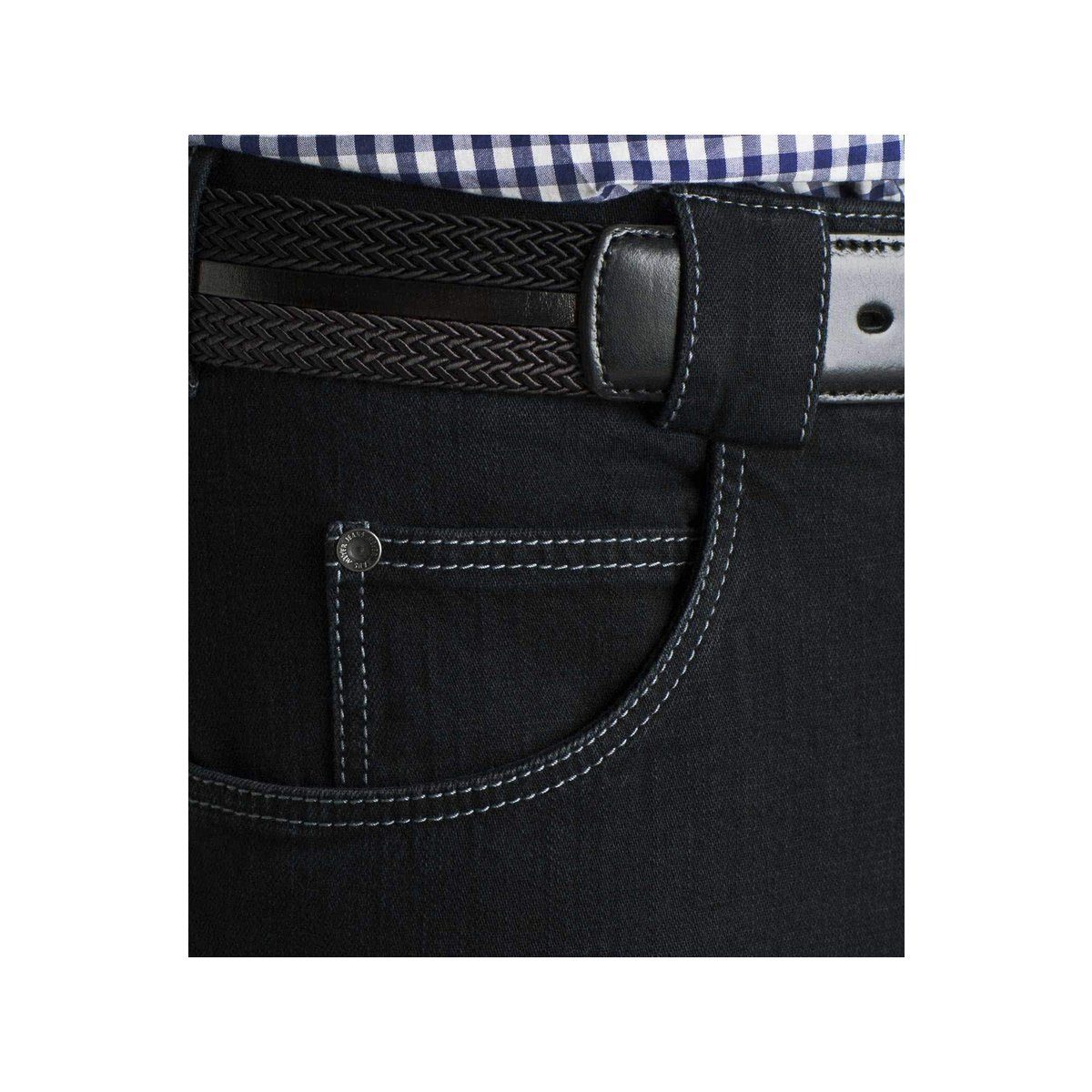 (Blue-black blau (1-tlg) MEYER 5-Pocket-Jeans Schwarz 19)