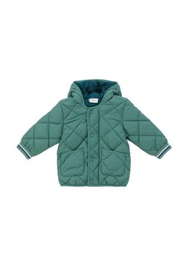 s.Oliver Outdoorjacke Steppjacke mit Öhrchen an Kapuze Paspel