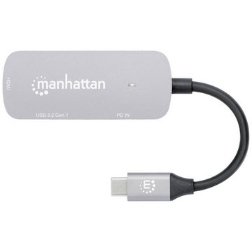 MANHATTAN Laptop-Dockingstation USB-C® auf HDMI 3-in-1 Docking- mit Power, USB-C® Power Delivery