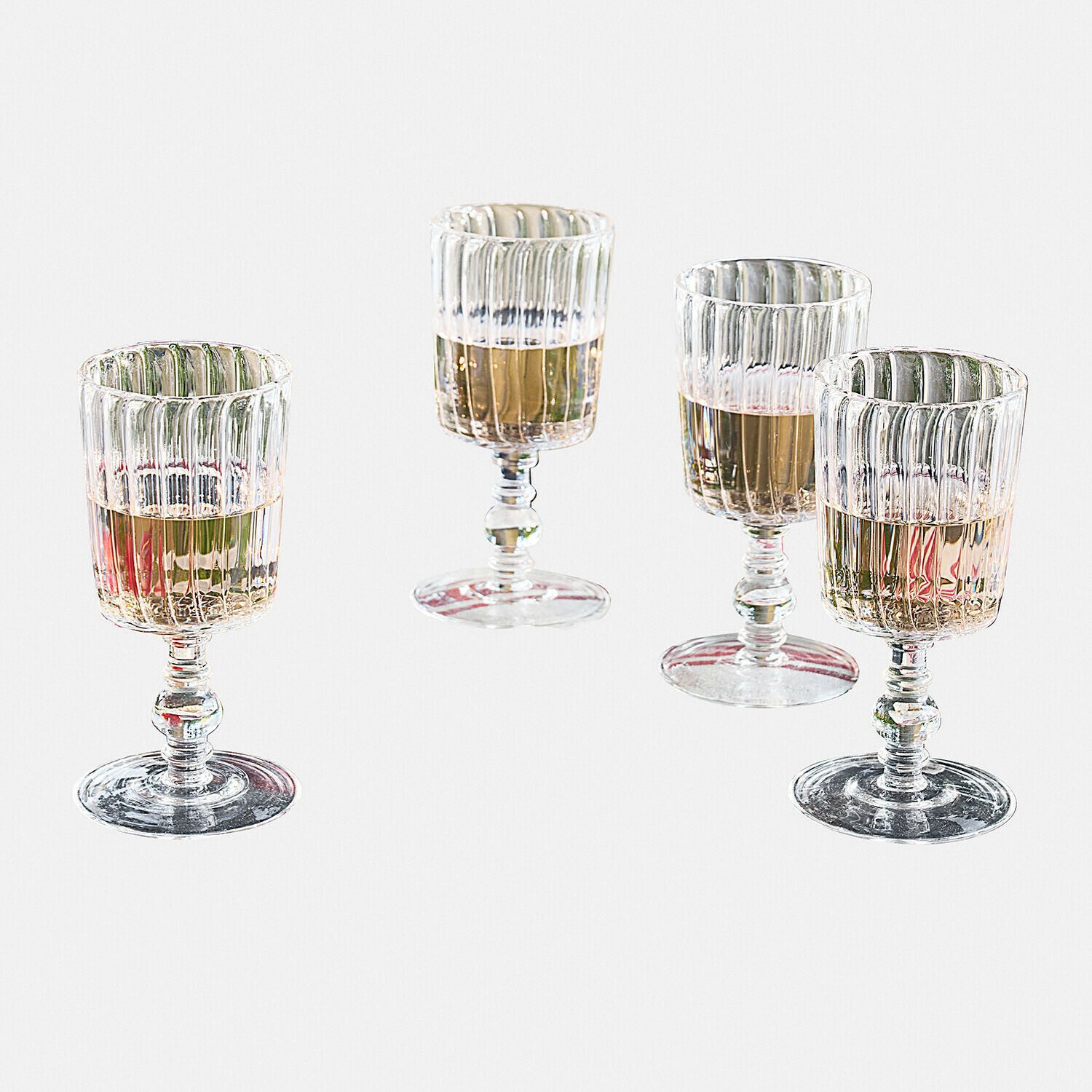 Mirabeau Glas Glas 4er Set Lianzo klar, Glas