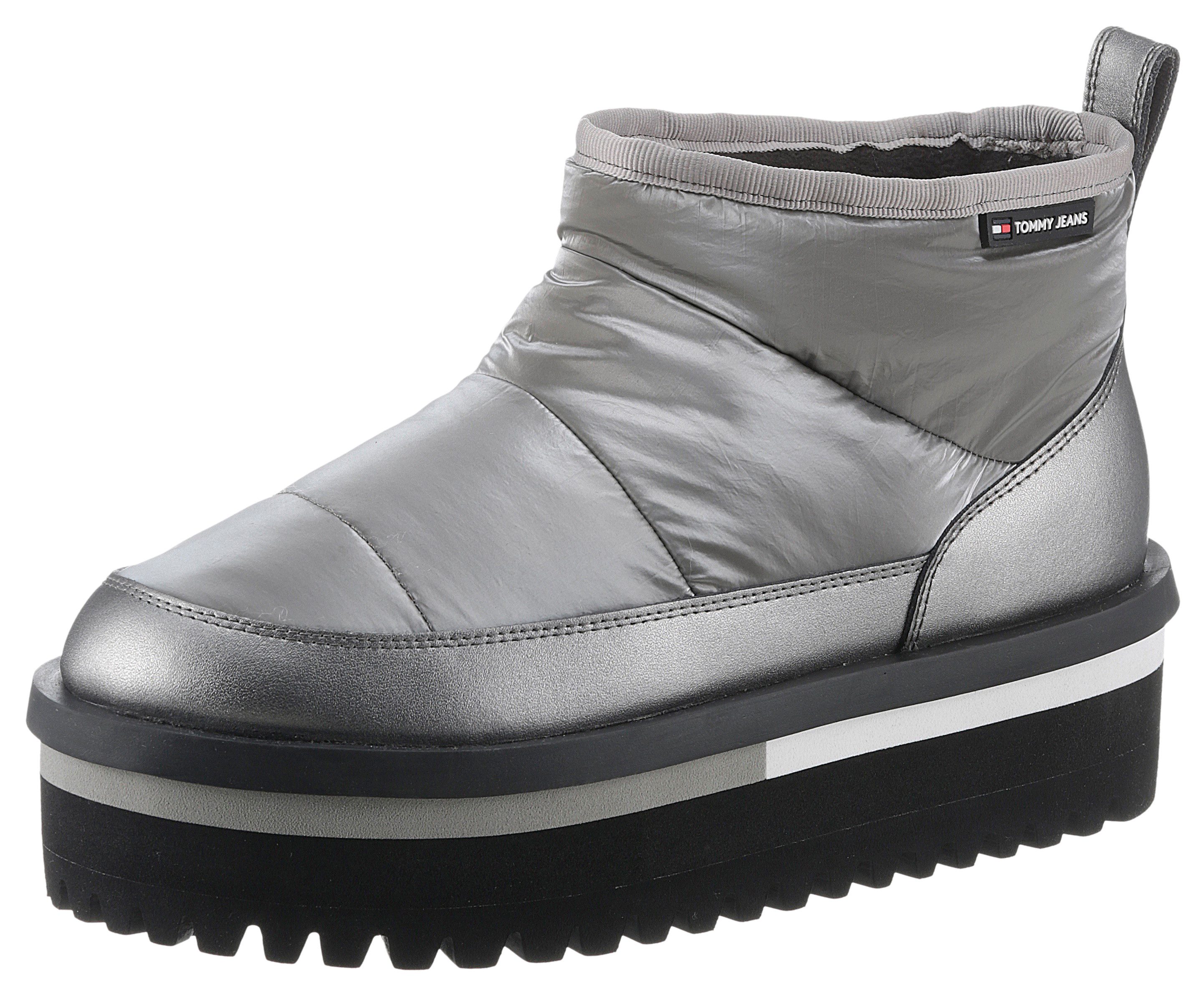 Tommy Jeans TJW NYLON FLATFORM BOOT WL Winterboots, Plateau, Snowboots, Ank günstig online kaufen