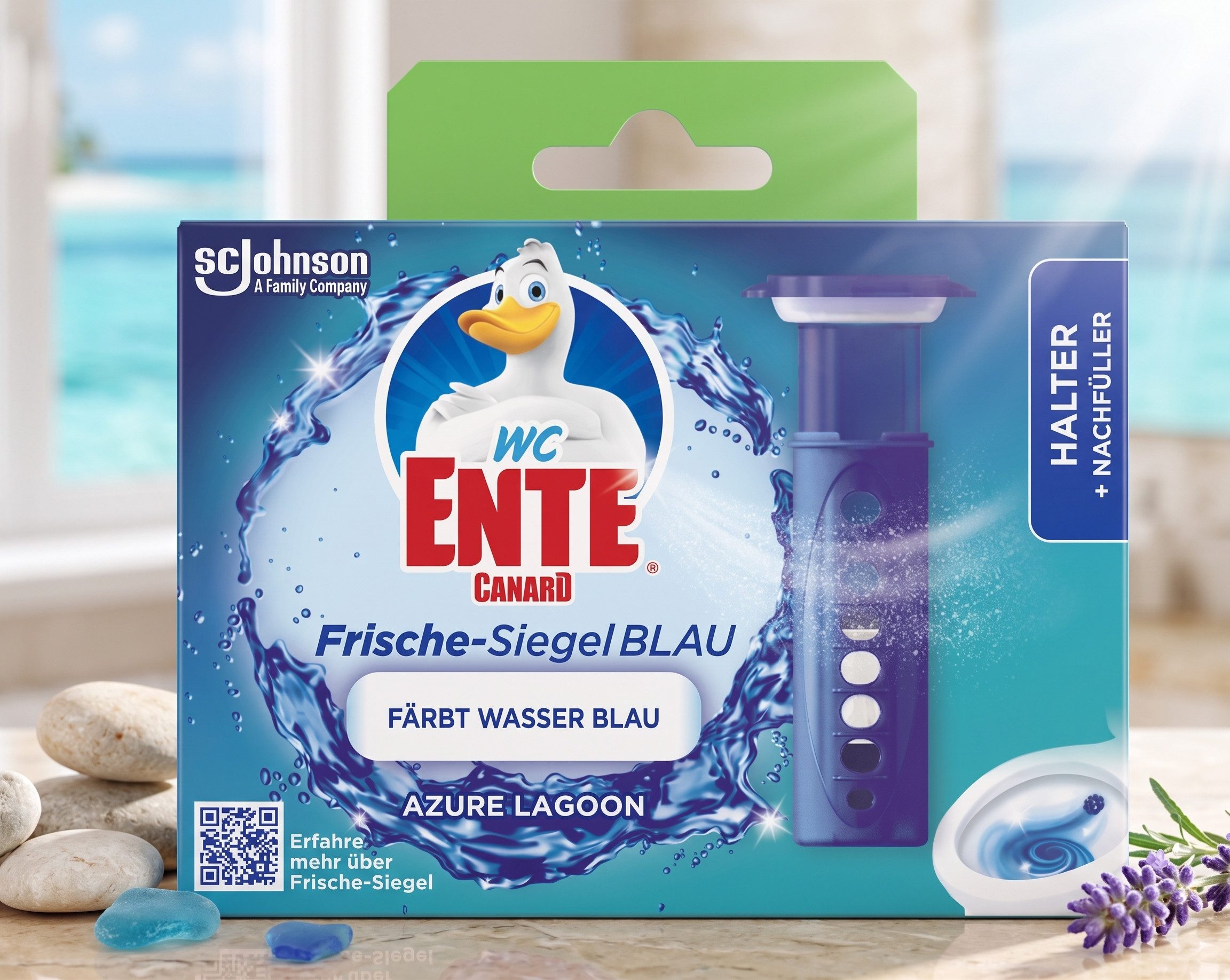 WC Ente WC-Ente Frische-Siegel Starterset Azure Lagoon WC-Reiniger
