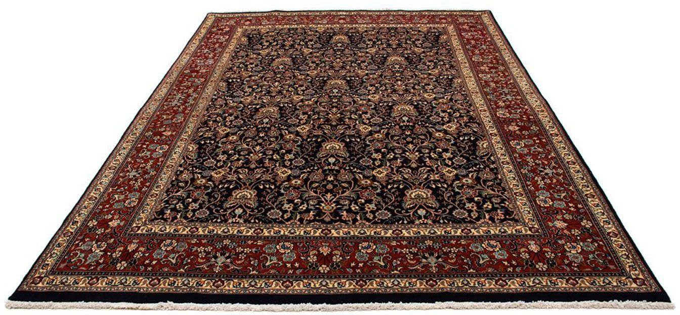 Wollteppich Moud Blumenmuster Blu scuro 282 x 187 cm, morgenland, rechteckig, Höhe: 10 mm, Unikat mit Zertifikat