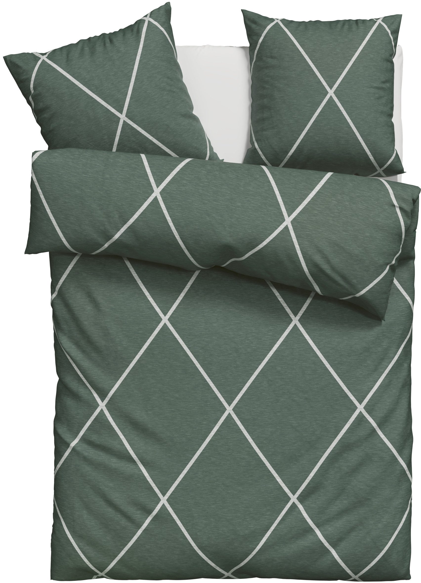 OTTO home Bettwäsche Belle, Renforcé, 2 teilig, Renforcé Qualität, Reißvers günstig online kaufen
