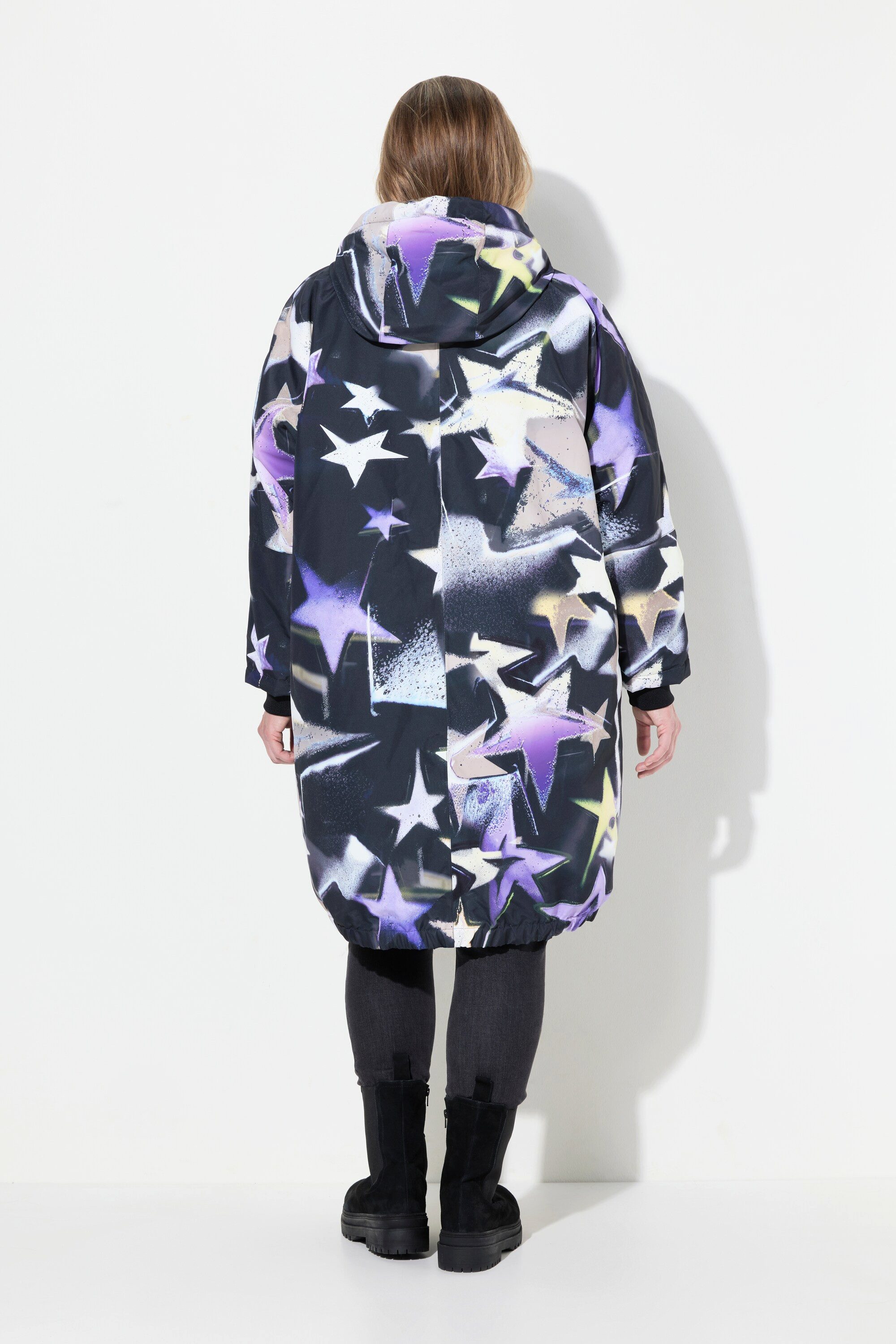Laurasøn Wintermantel Funktionsmantel oversized Teddyfutter Kapuze